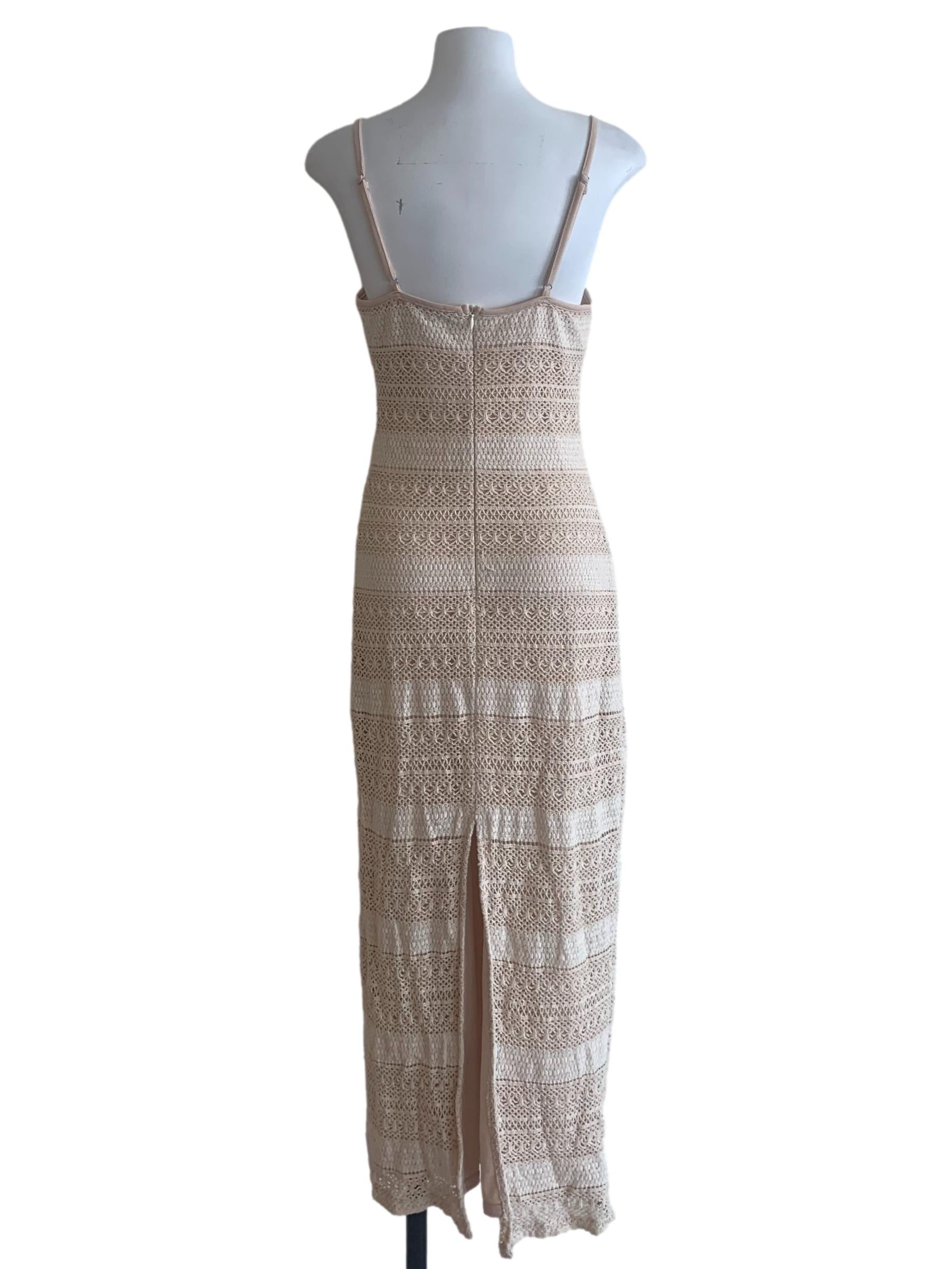 Latte Beige Pattern Dress