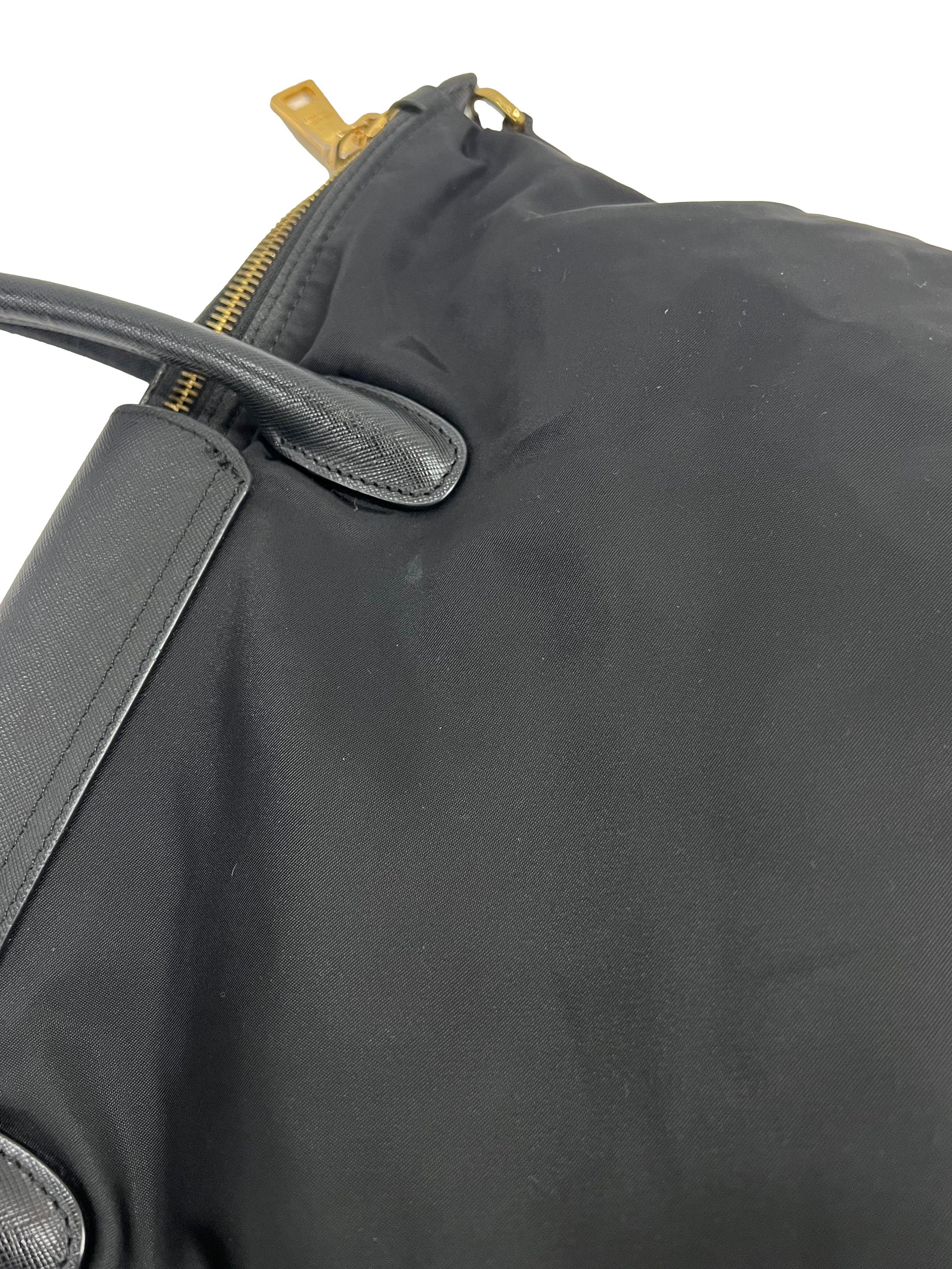 Black Tessuto Nylon Bag
