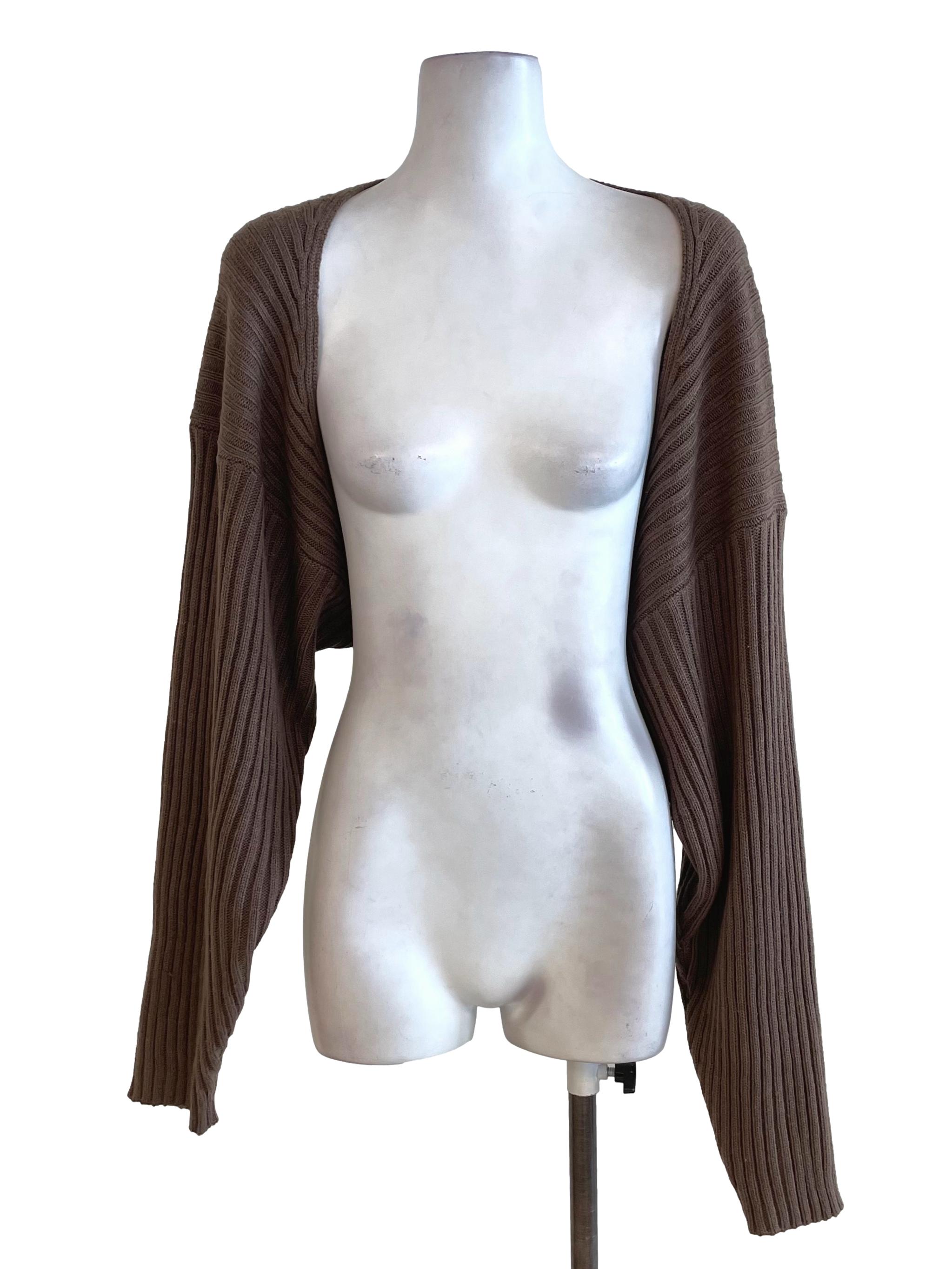 Brown Shrug Cardigan