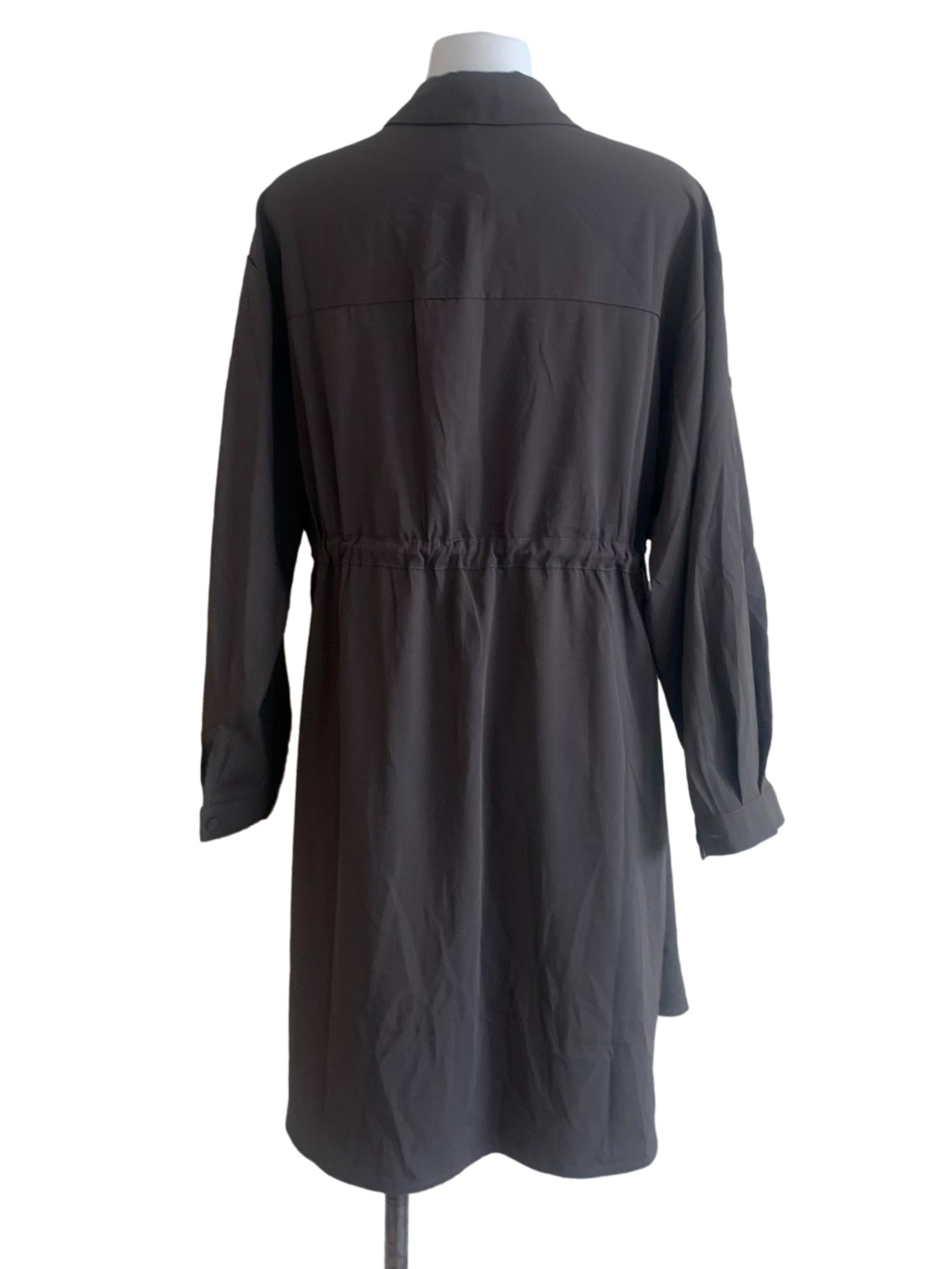 Anchor Grey Shirt Dress