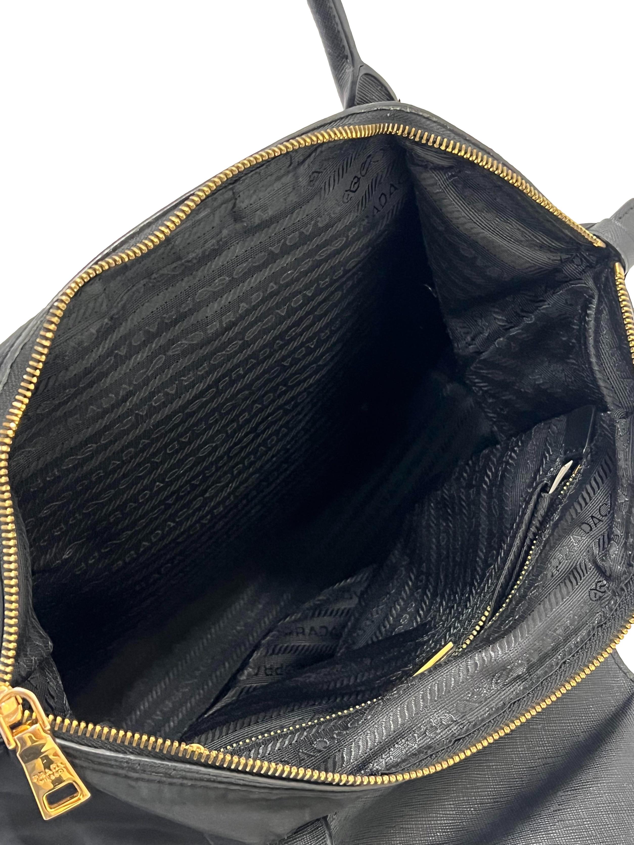 Black Tessuto Nylon Bag