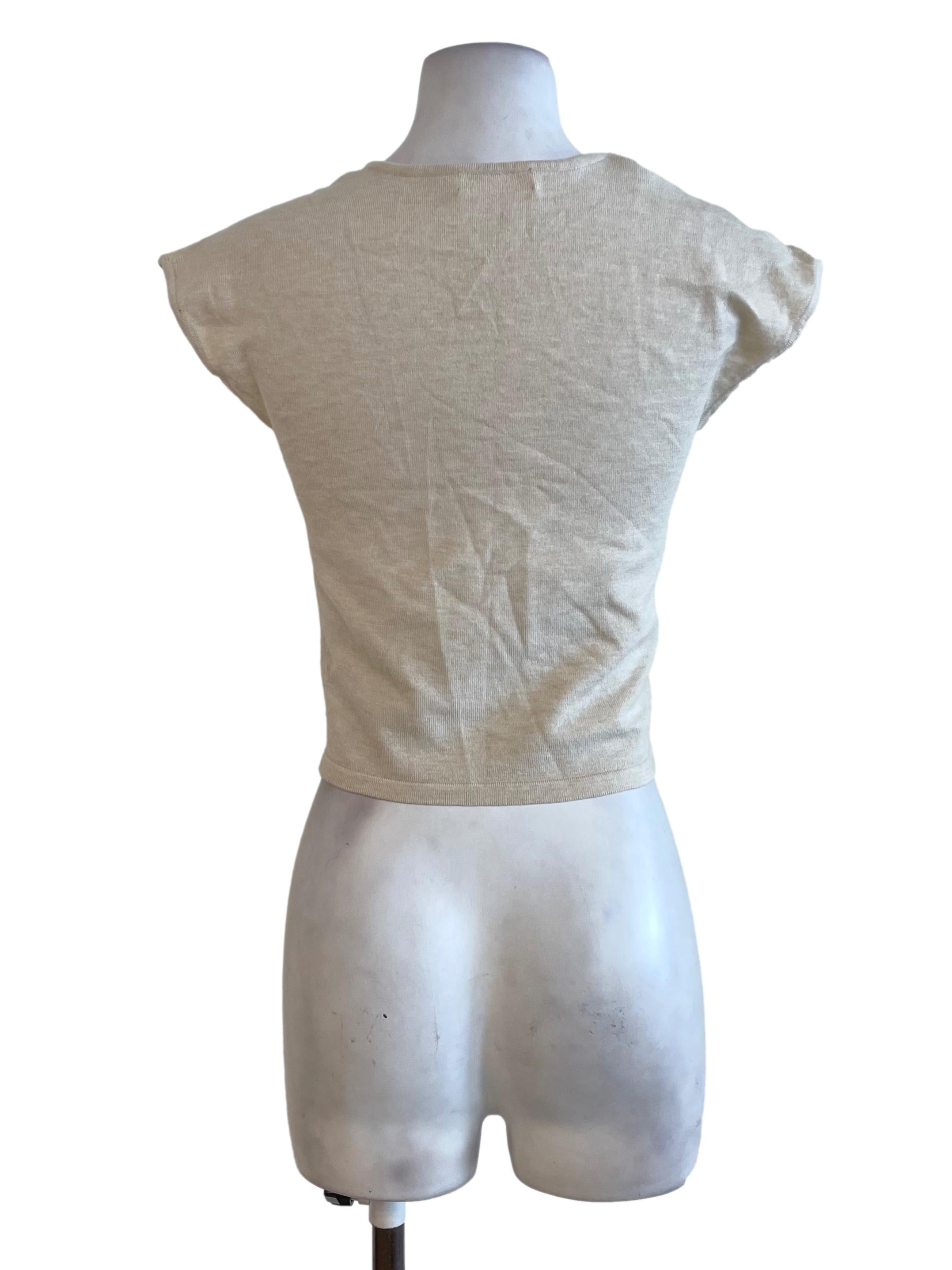 Ivory White Queen Anne Top TWL