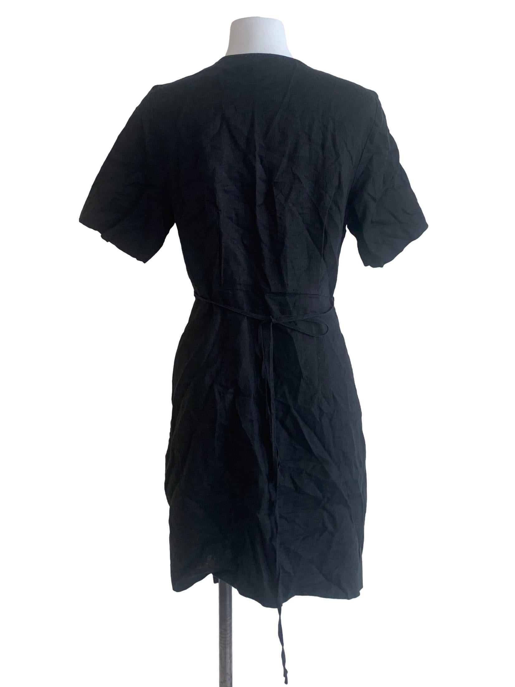 Black Wrap Dress