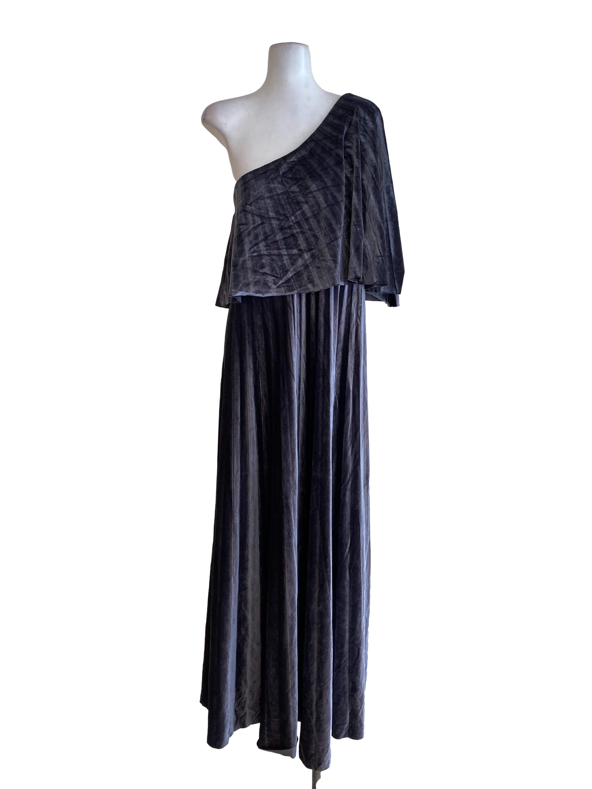 Porpoise Velvet Dress