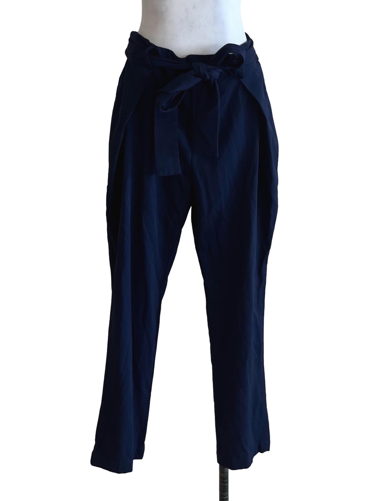 Navy Blue Plain Formal Pants