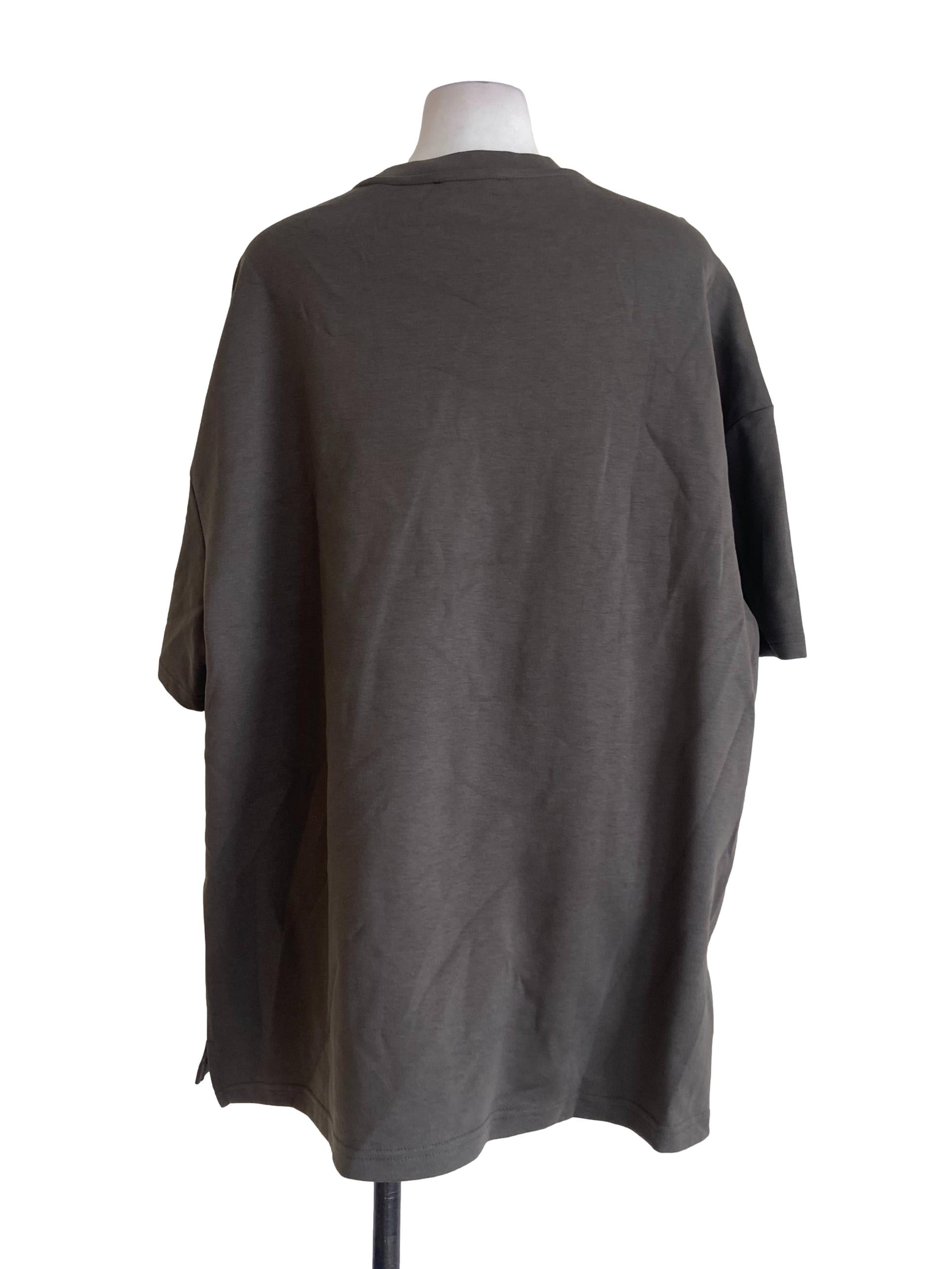 Fog Grey Twill Blouse