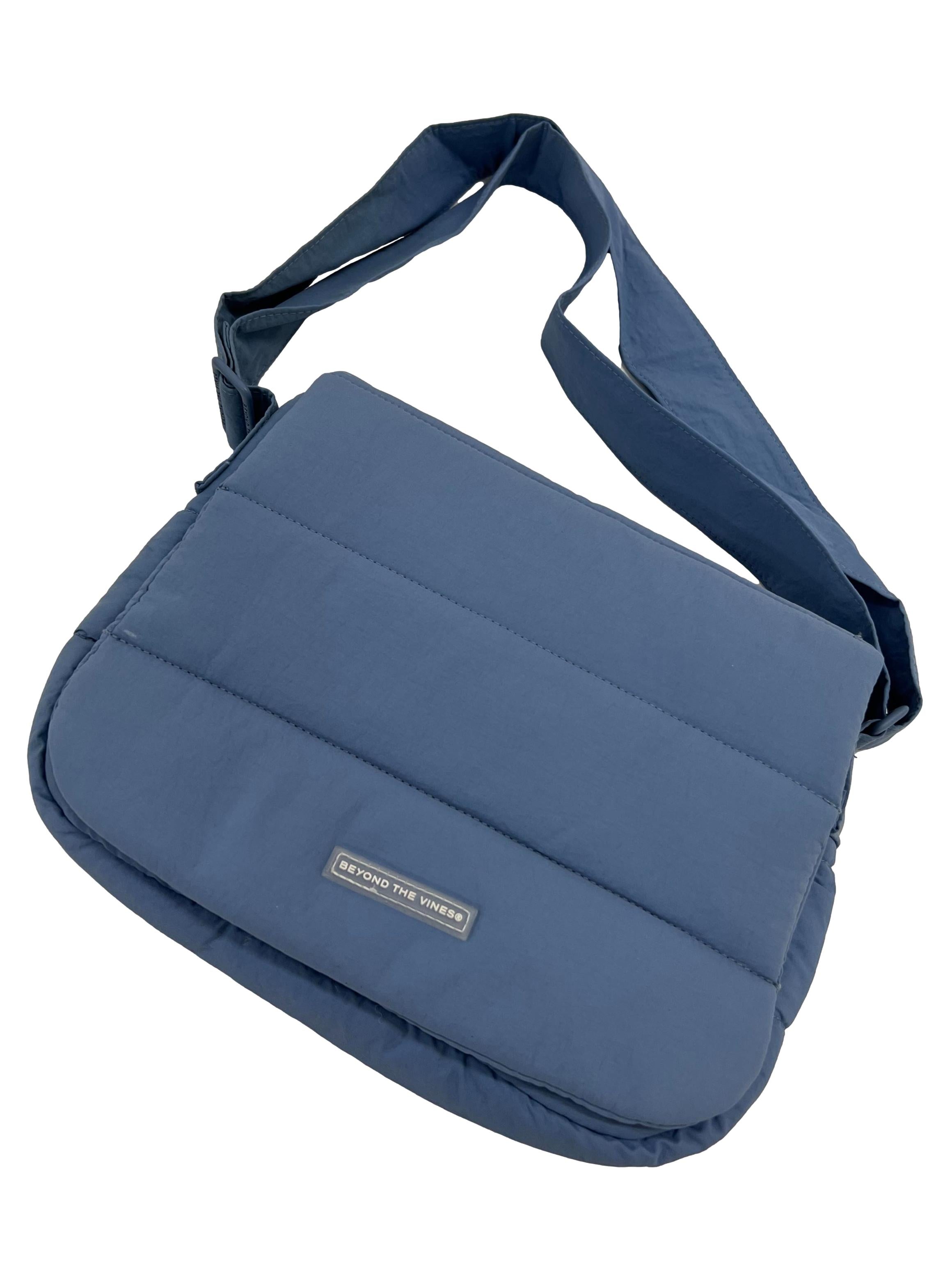 Periwinkle Poofy Bag Btv