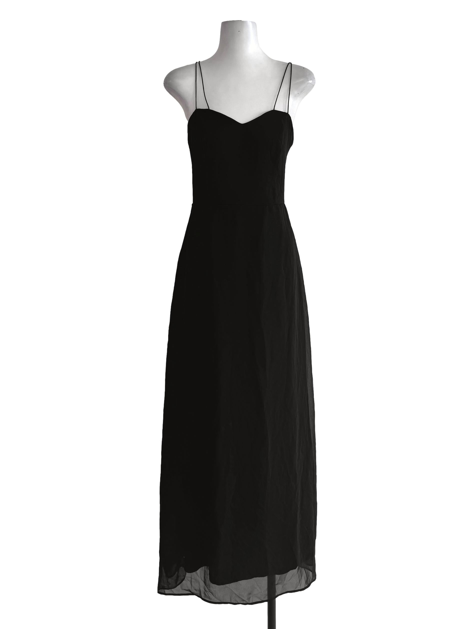 Black Spaghetti Strap Dress