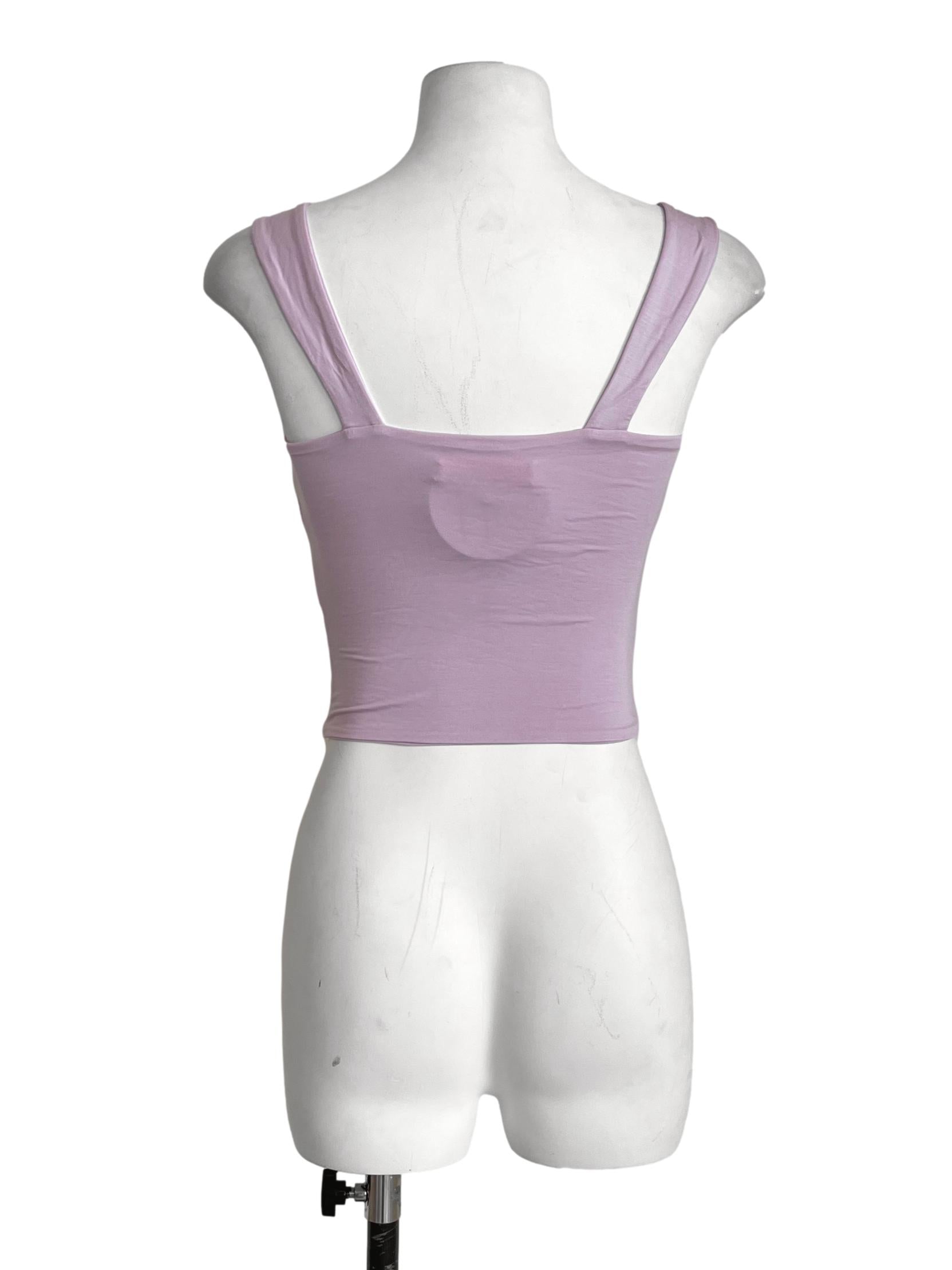Taffy Pink Ruched Cami Crop Top