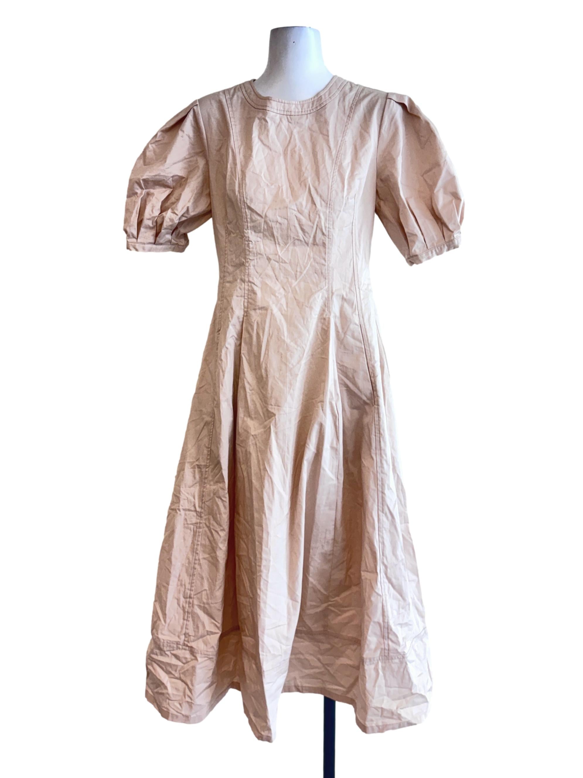 Tortilla Brown Empire Dress