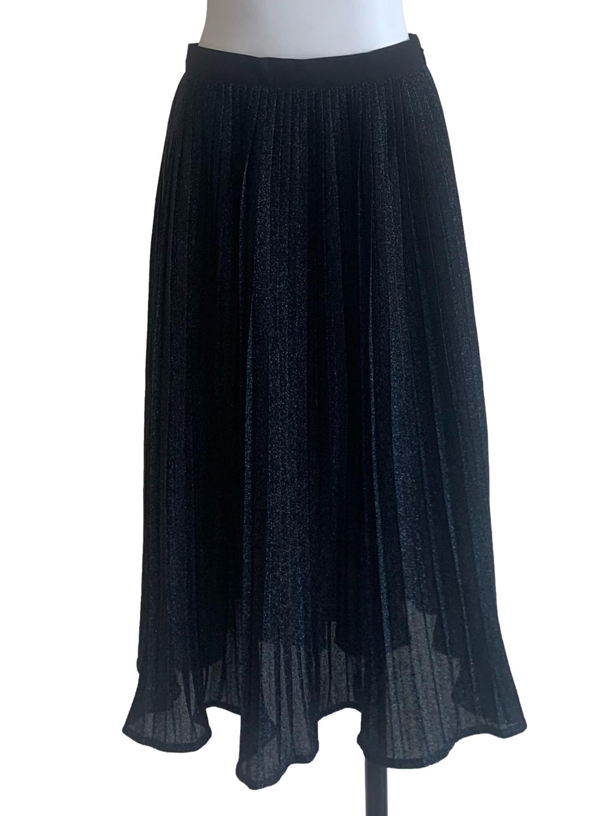 Black Pleated Skirt