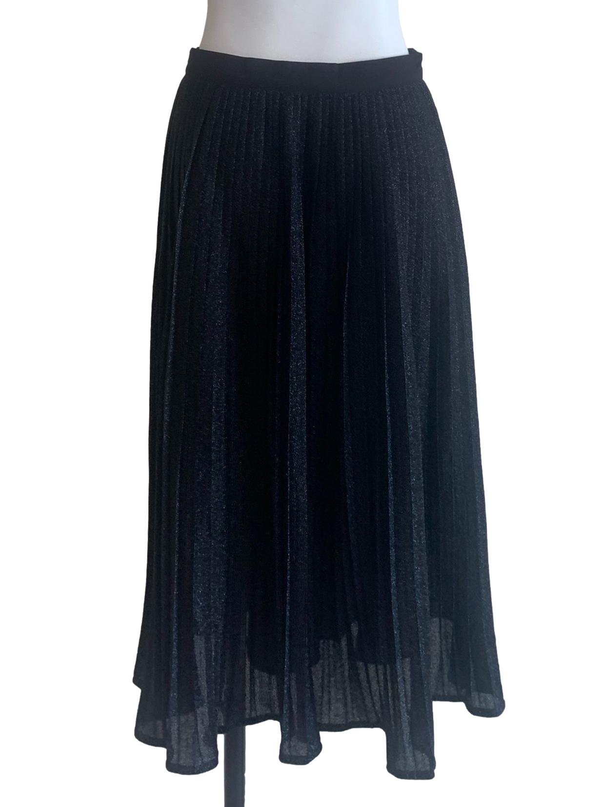 Black Pleated Skirt