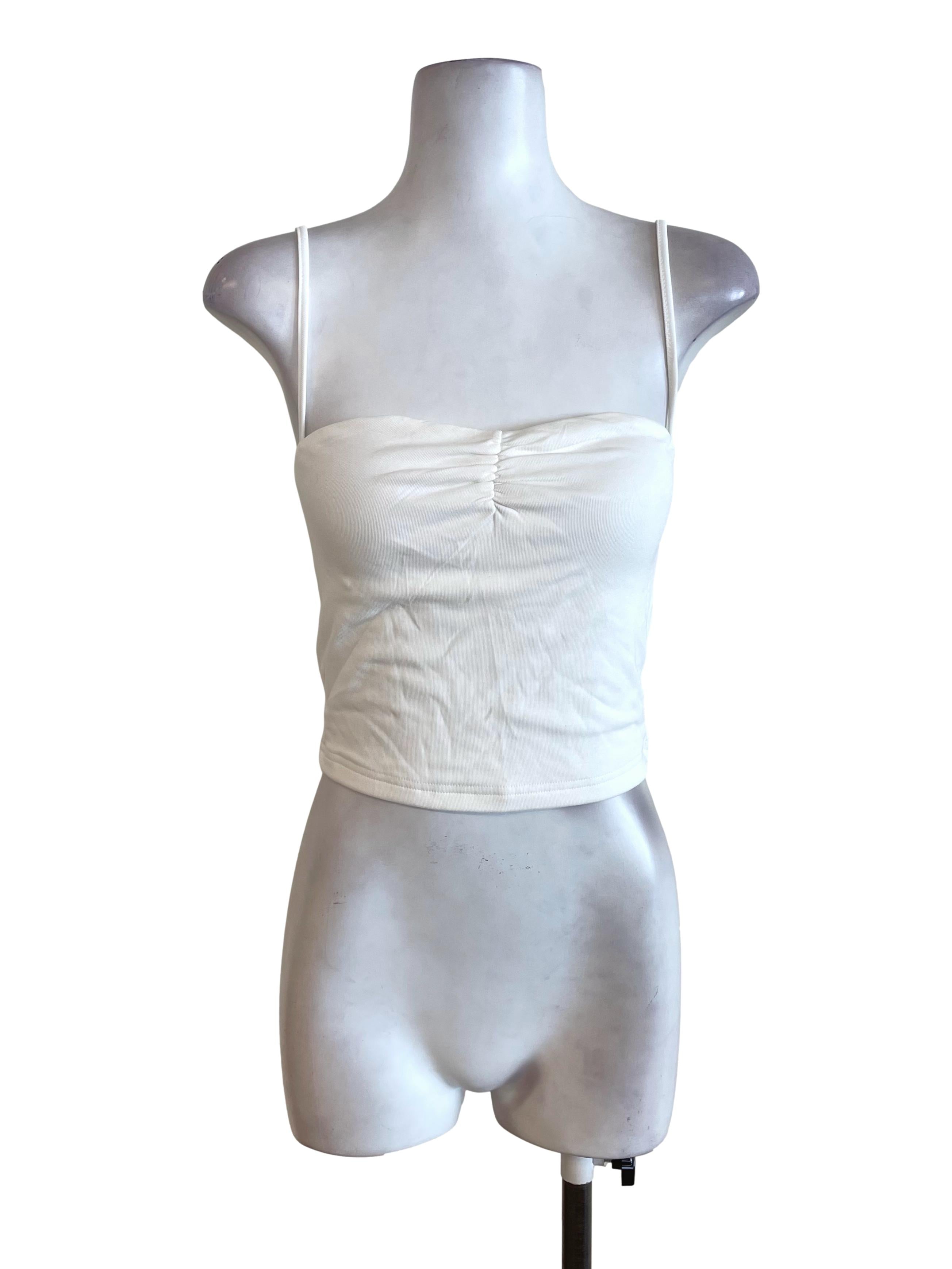 White Draped Mini Top TTR