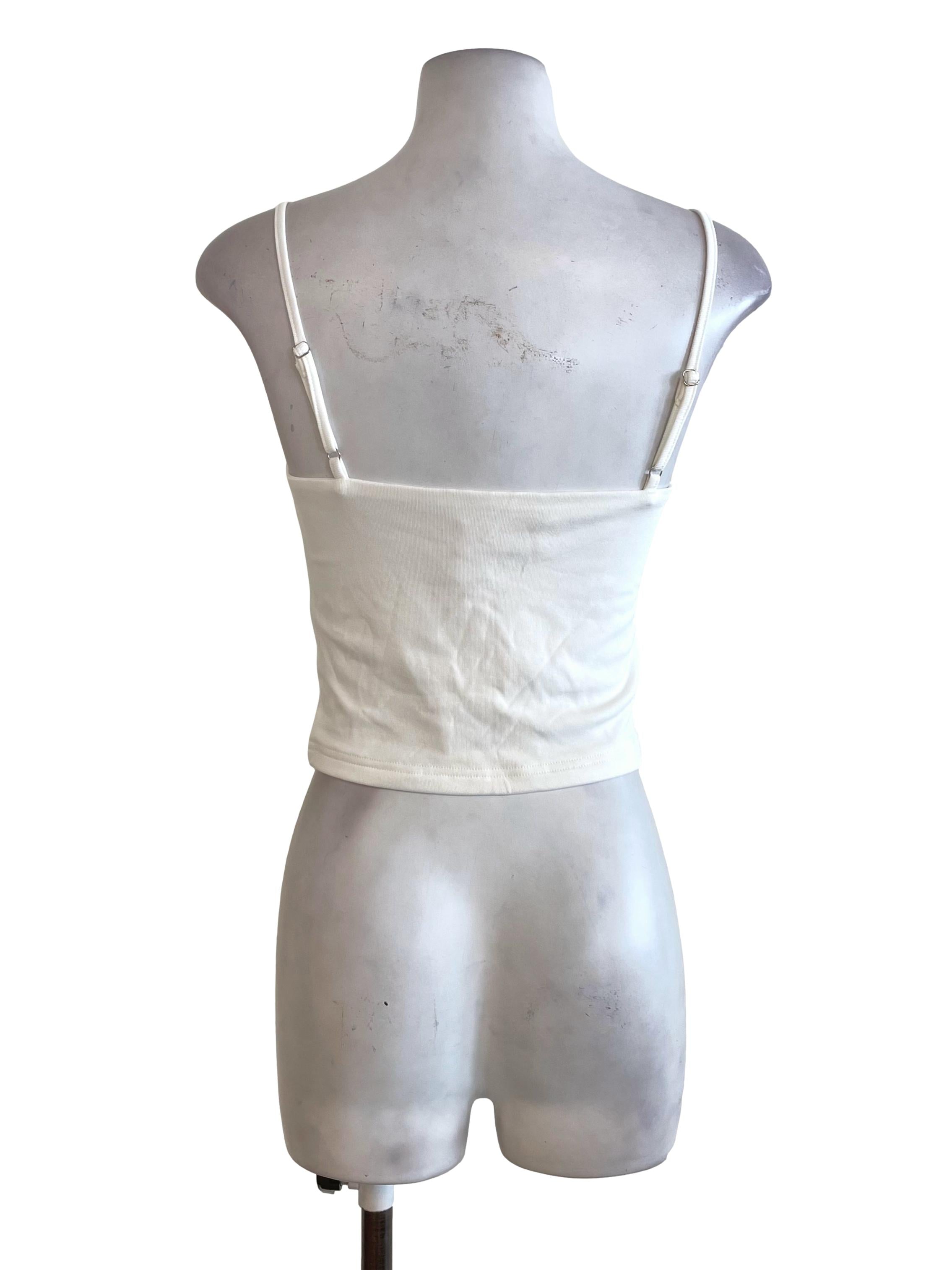 White Draped Mini Top TTR