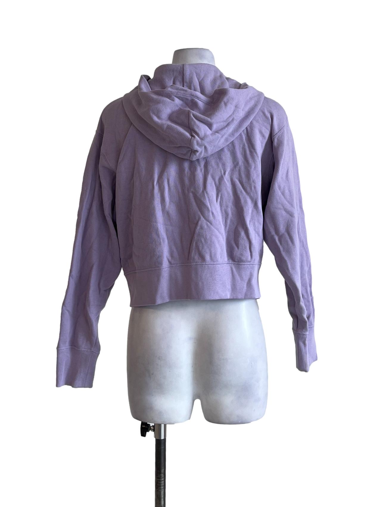 Lilac Purple Crop Top Hoodies