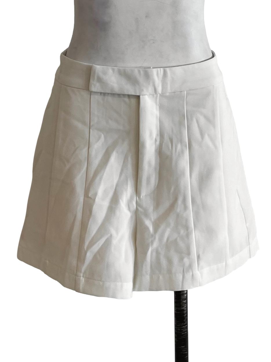 White High-Waisted Shorts YHF