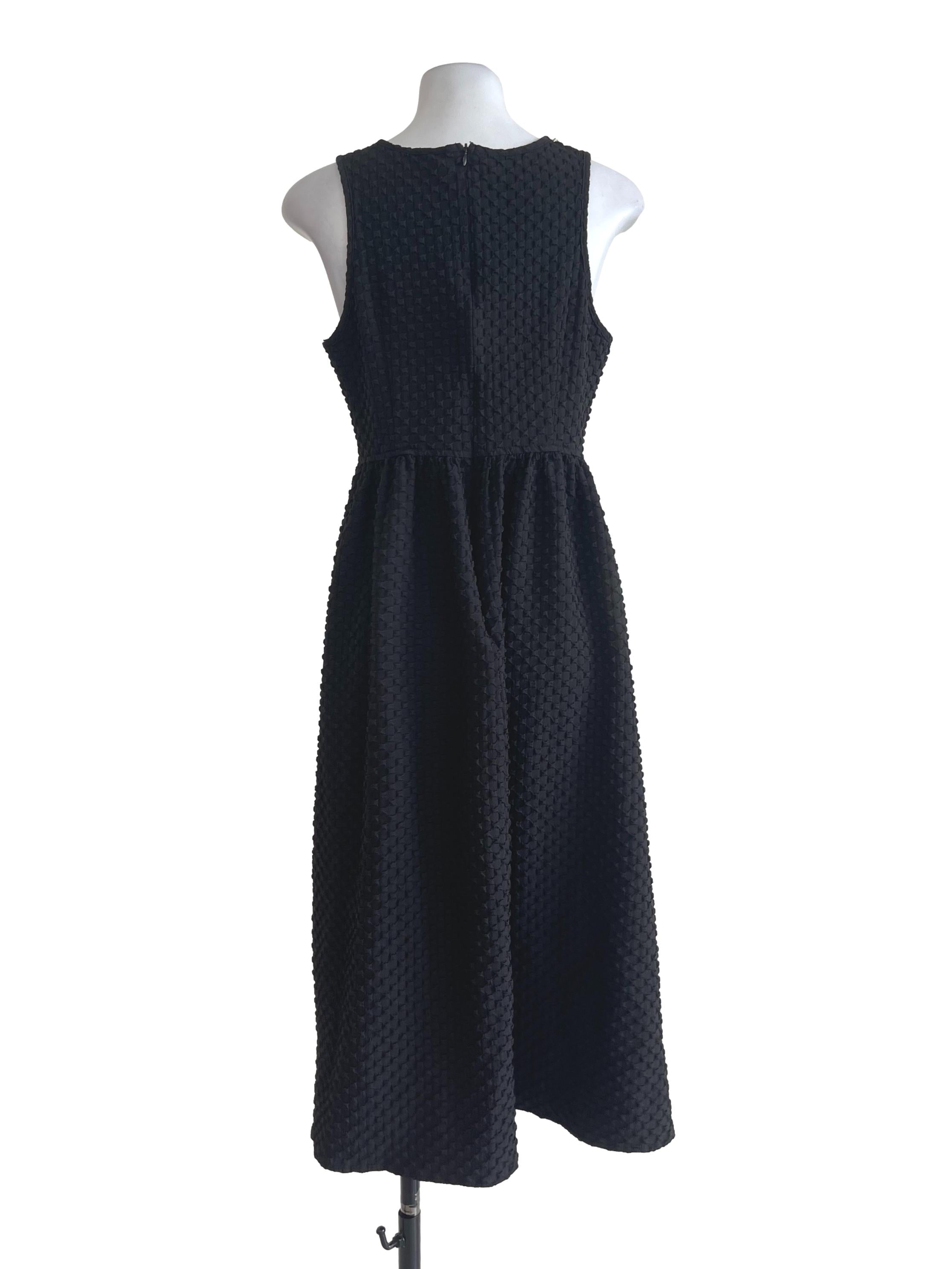 Black Textured Dress