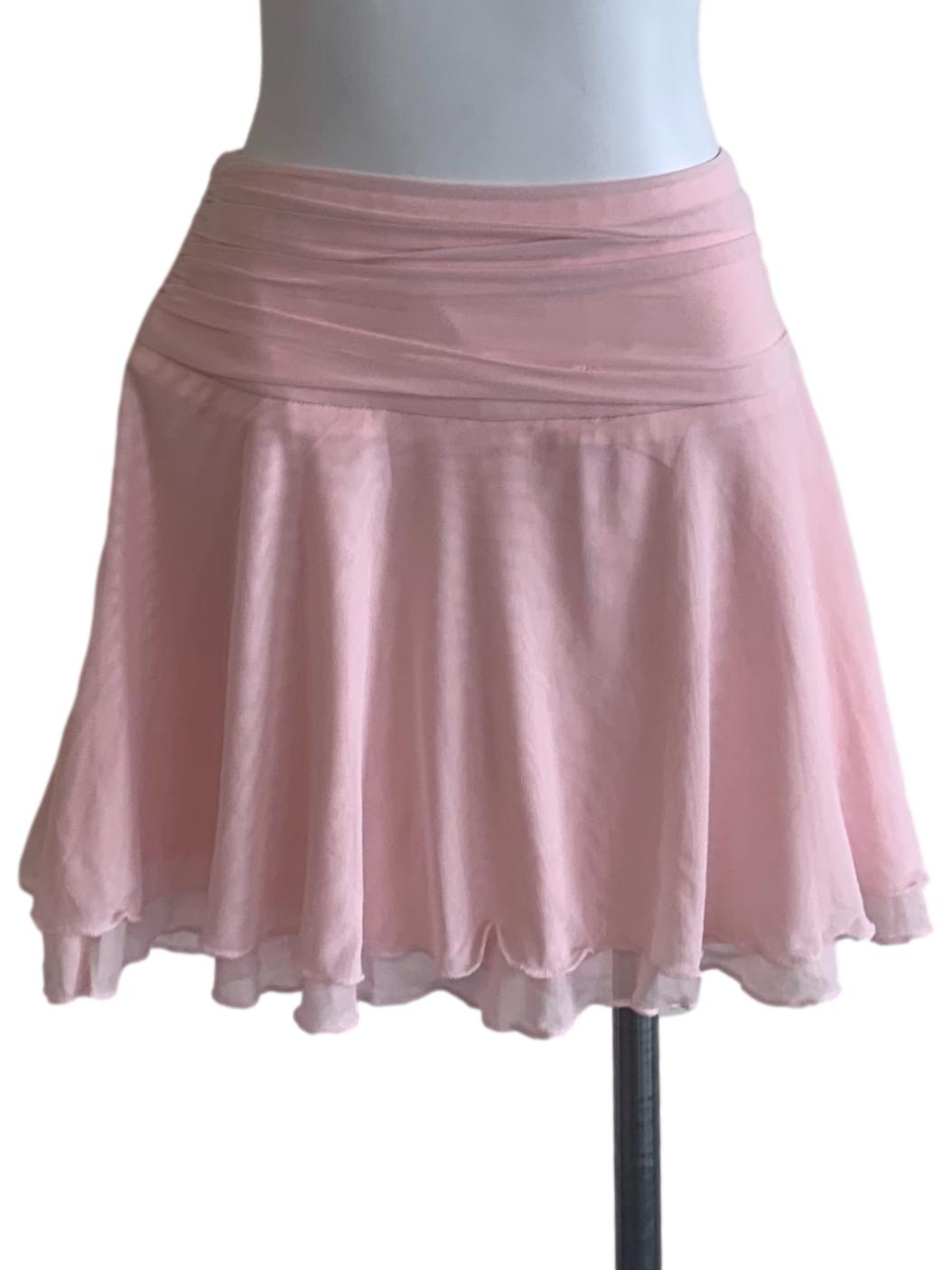 Rose Pink Mini Skirt