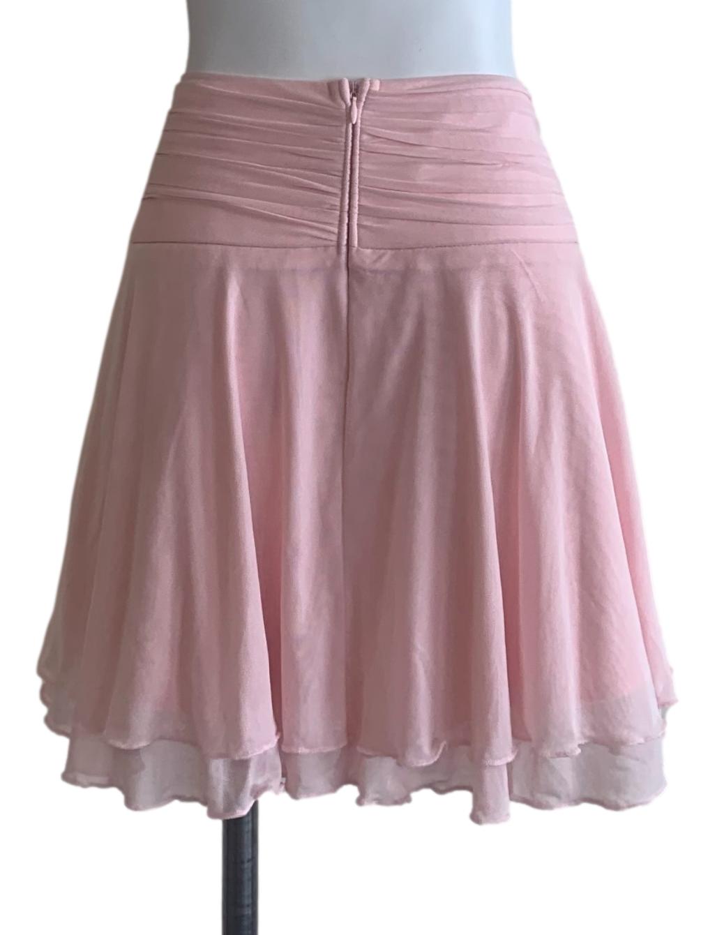 Rose Pink Mini Skirt