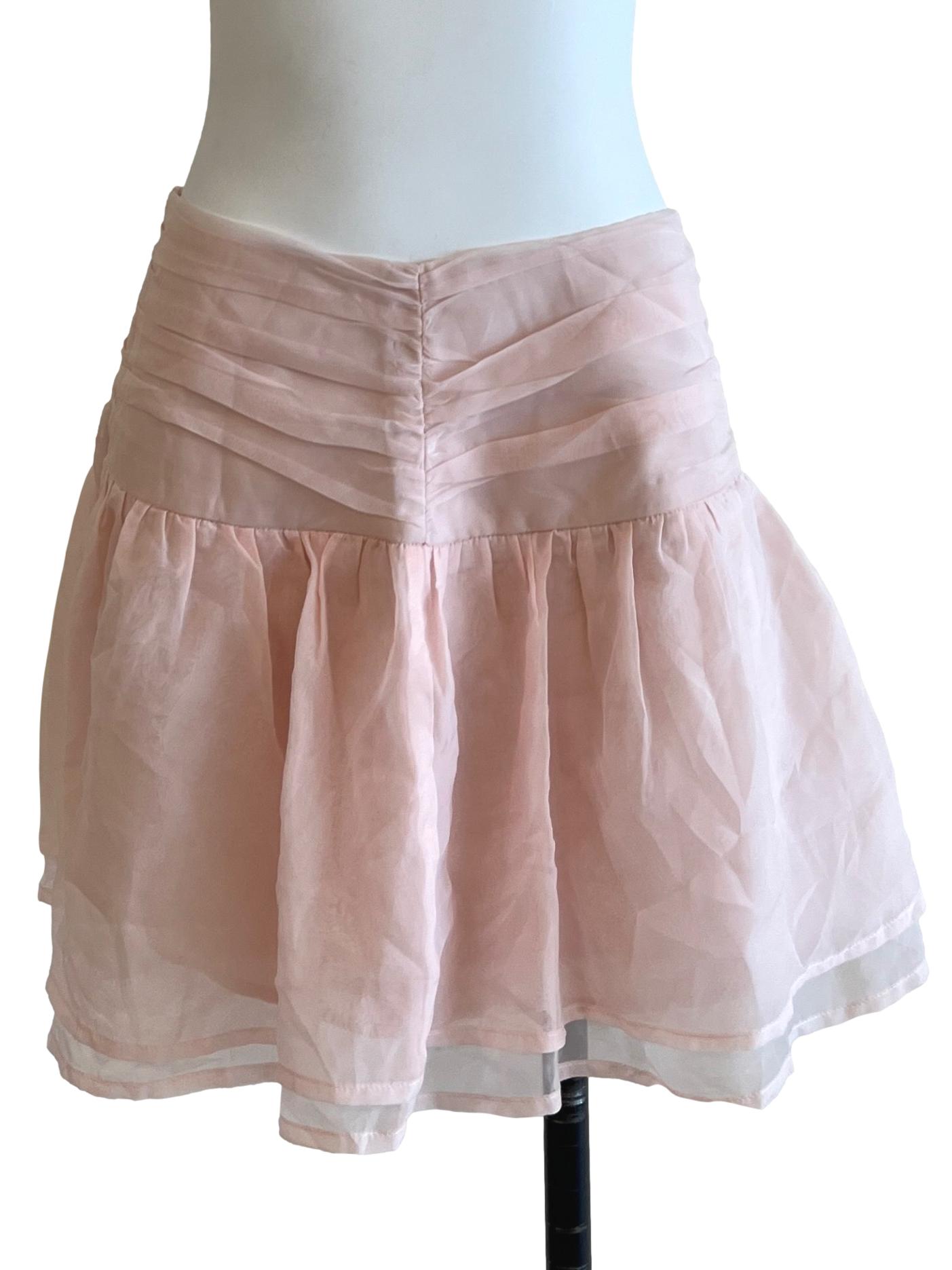 Flamingo Pink Textured Skorts