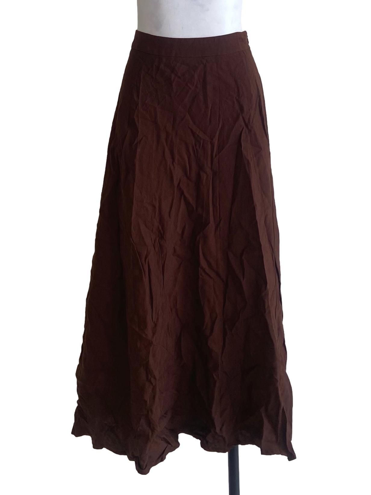 Cinnamon Brown Tube Skirt