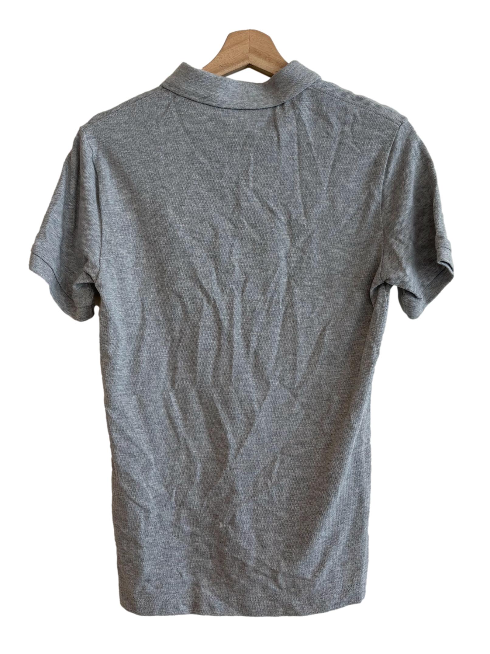Fossil Grey Fitted Polo Shirt
