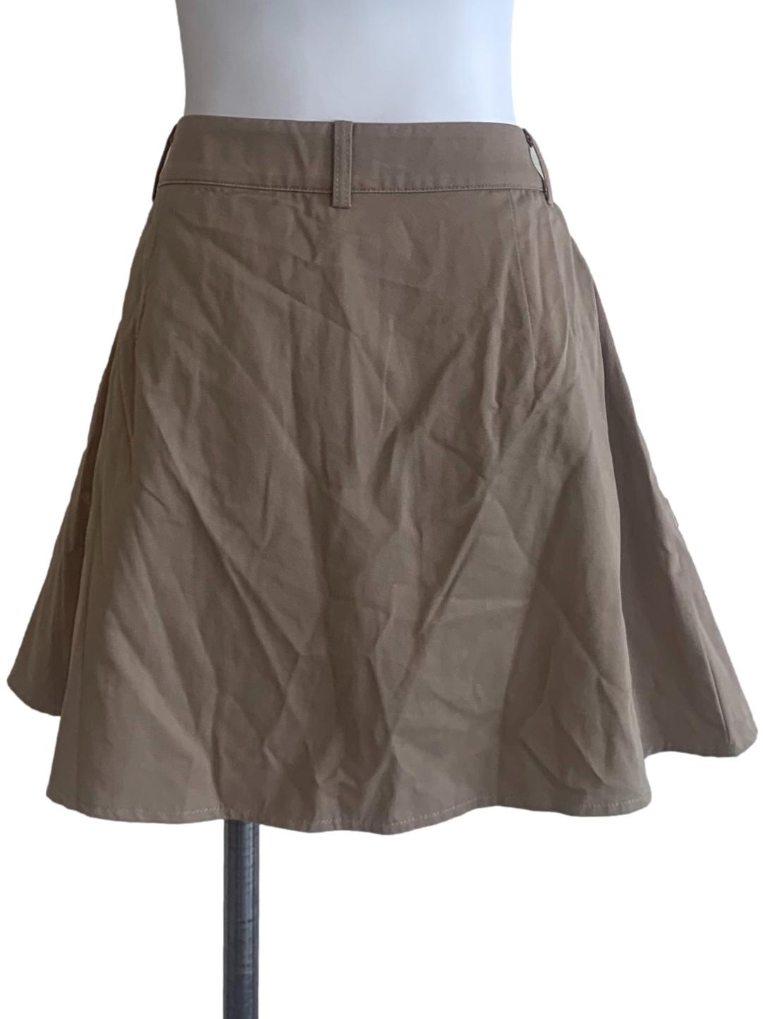 Hazelnut Brown Mini Skirt