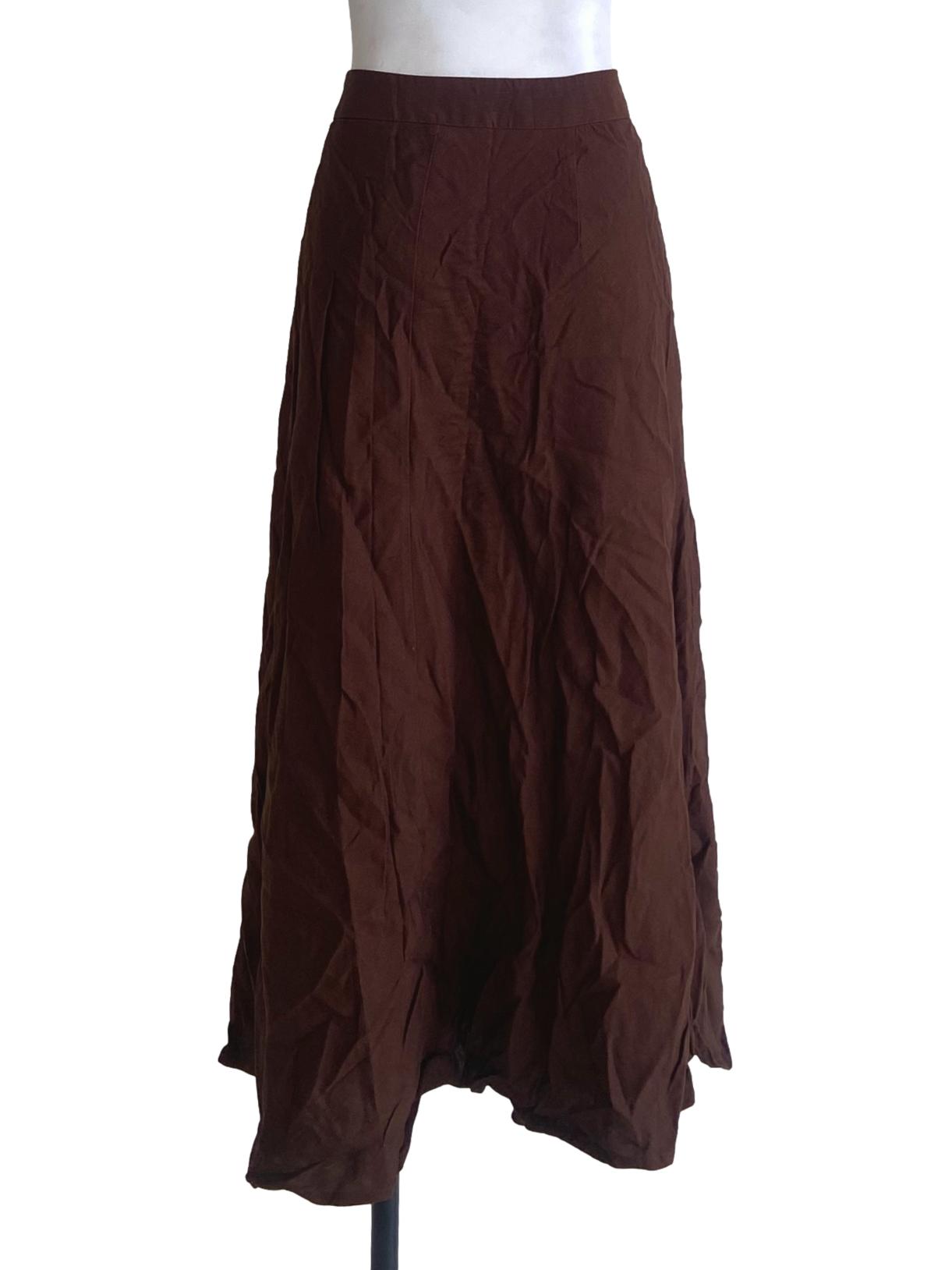 Cinnamon Brown Tube Skirt