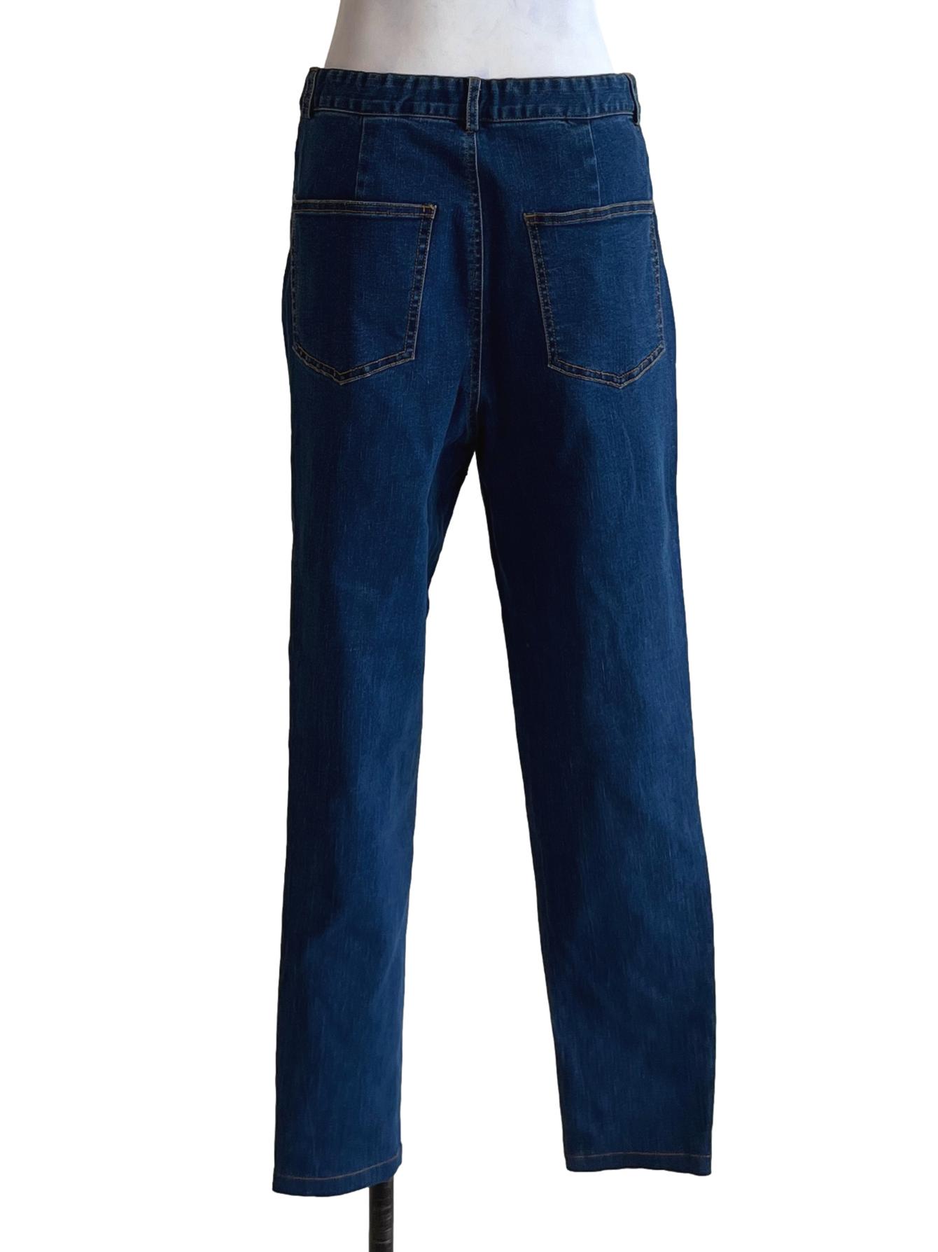 Blue Denim Plain Skinny Jeans