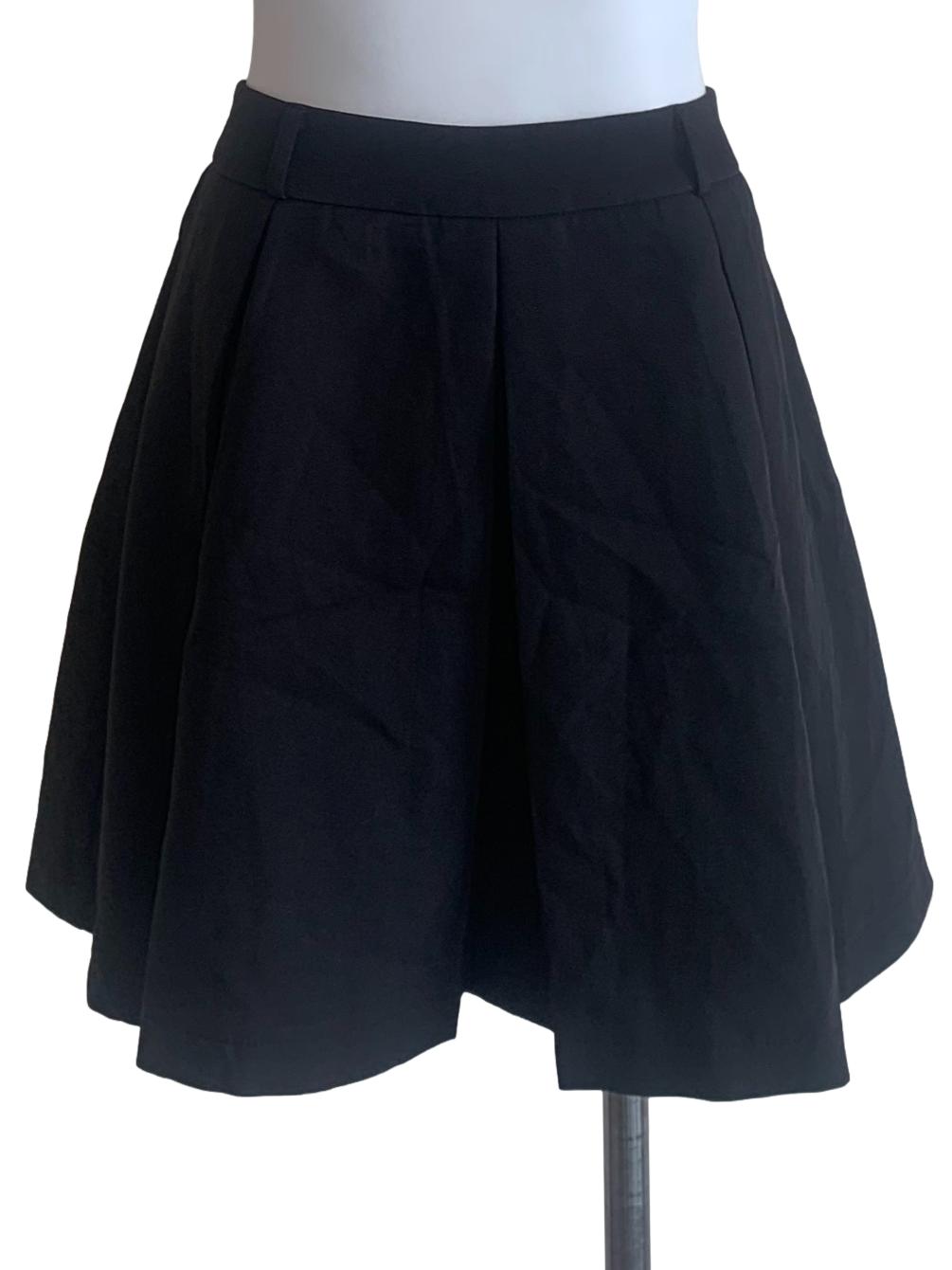 Ink Black Mini Skirt