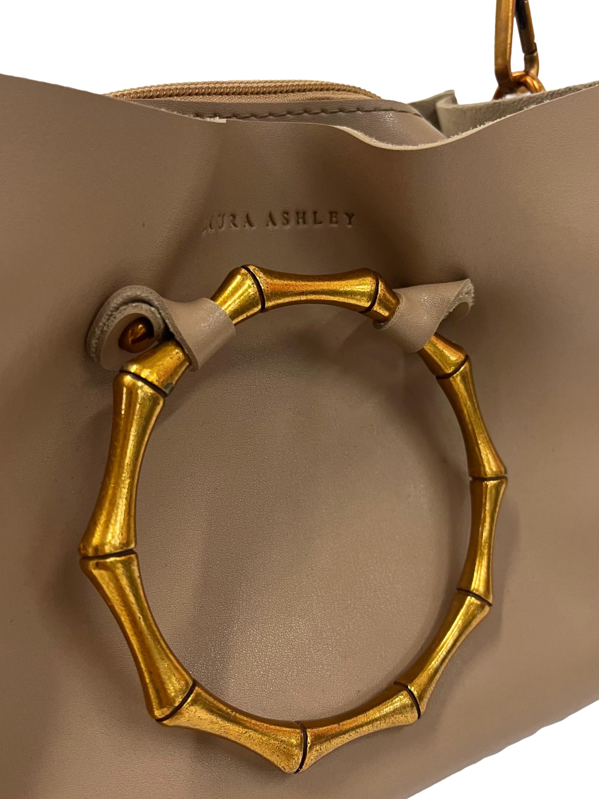 Beige PU Leather Crossbody Bag CSN