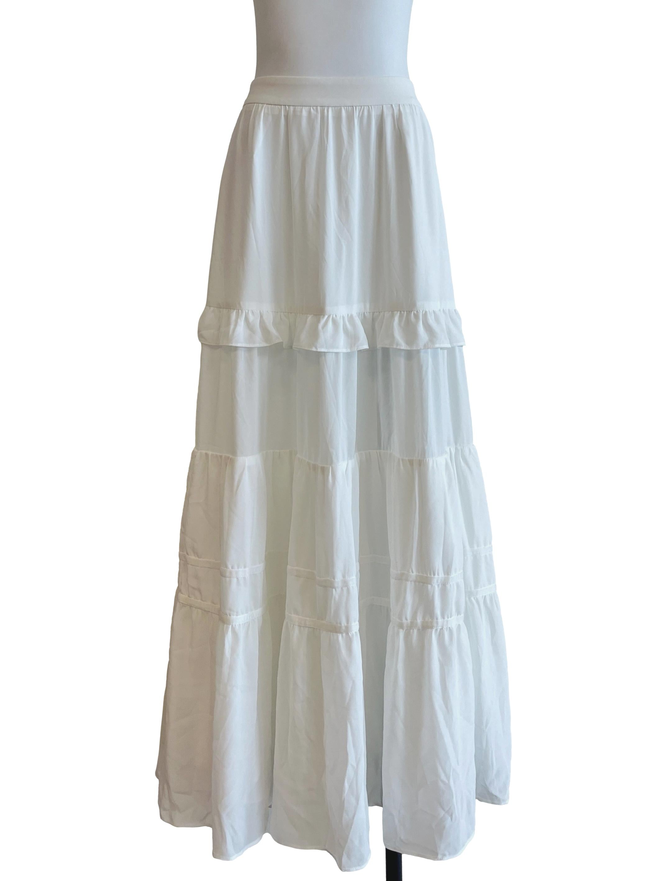 Off-White Maxi Skirt