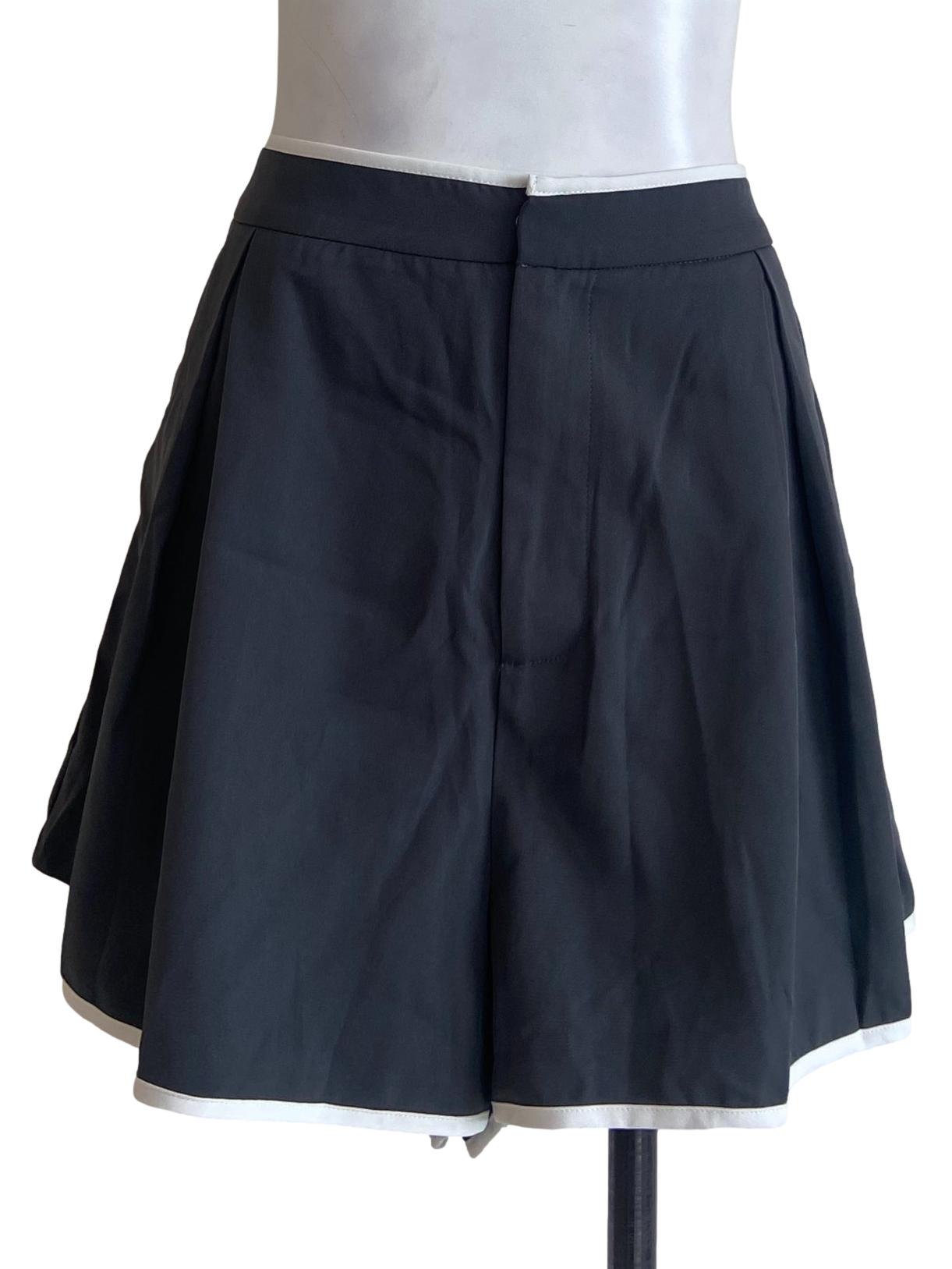 Grey & White Short Pants