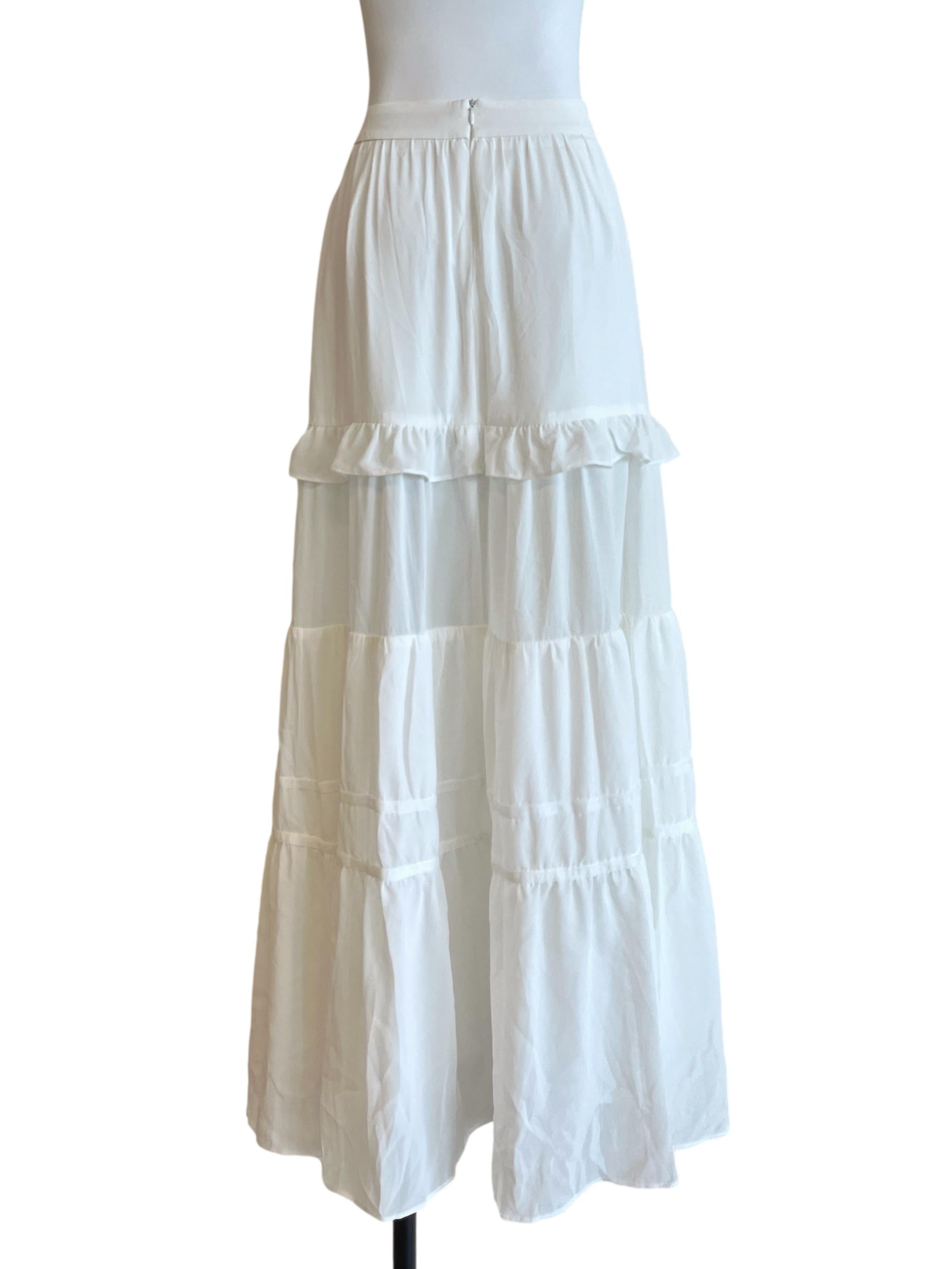 Off-White Maxi Skirt
