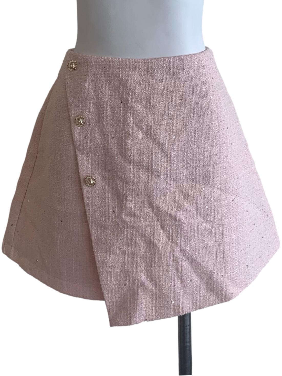 Flamingo Pink Mini Skirt