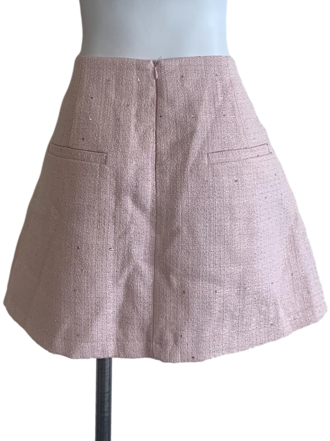 Flamingo Pink Mini Skirt