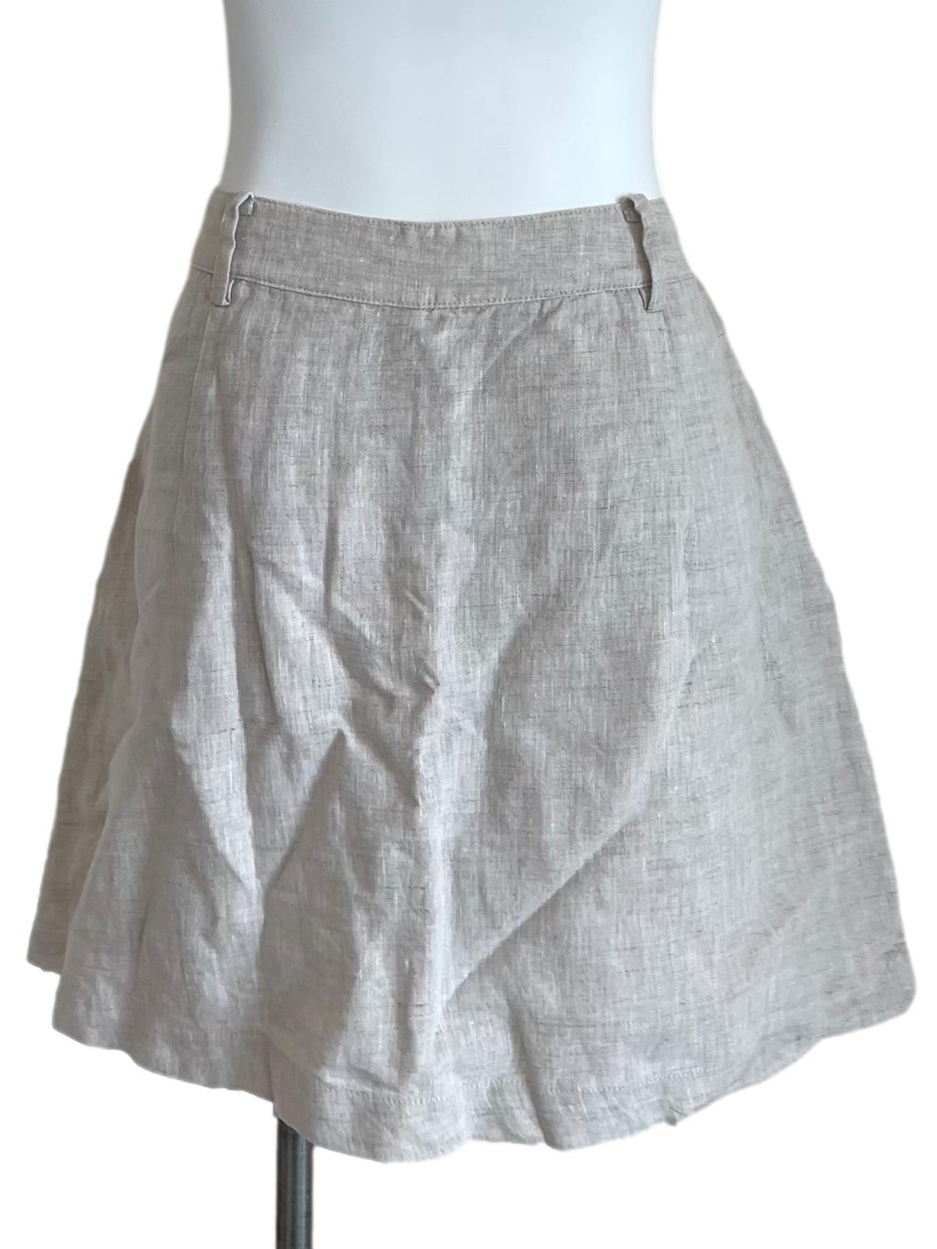Bone Patch Pocket Mini Skirt