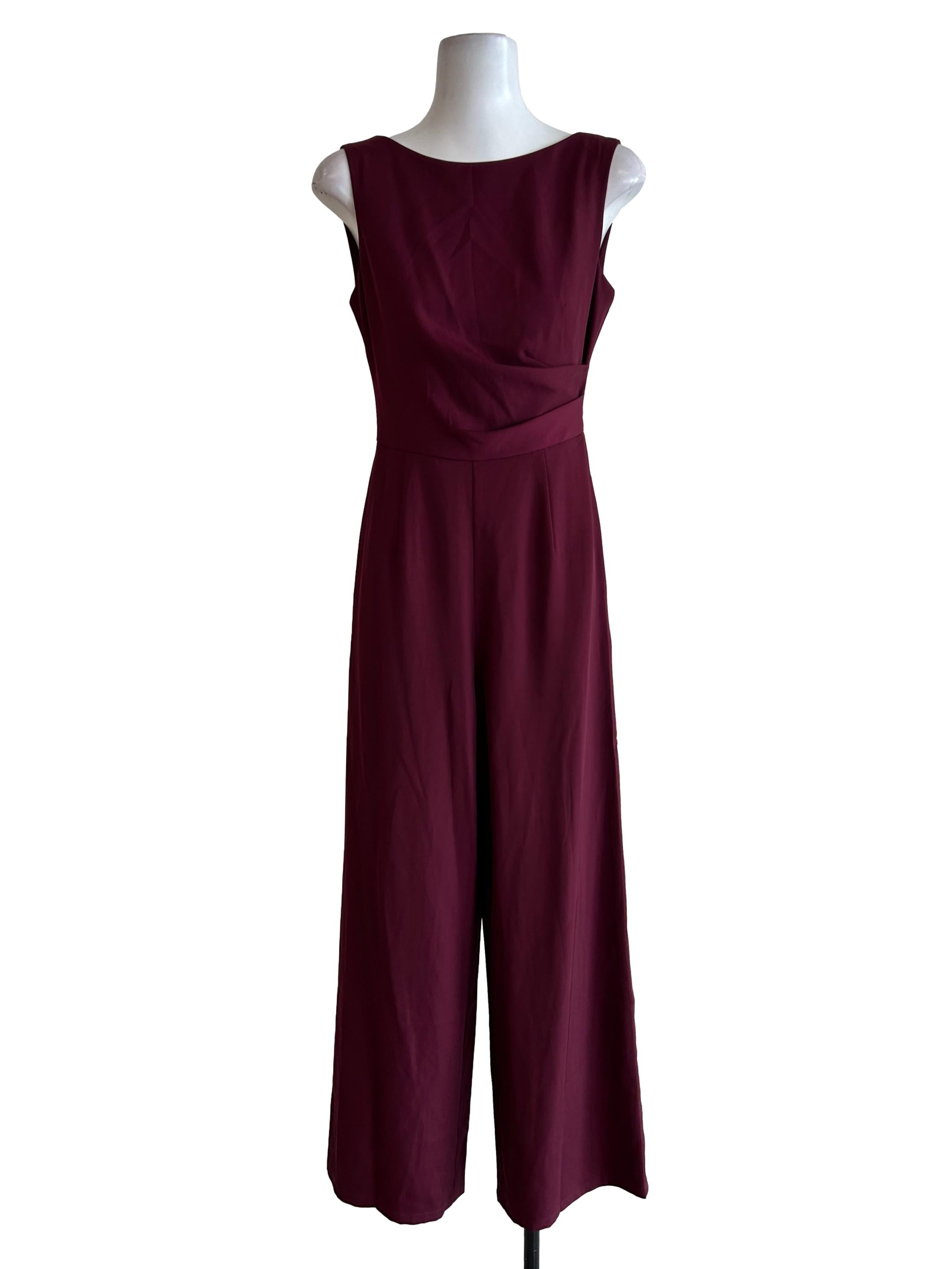 Mulberry Purple Empire Jumpsuit