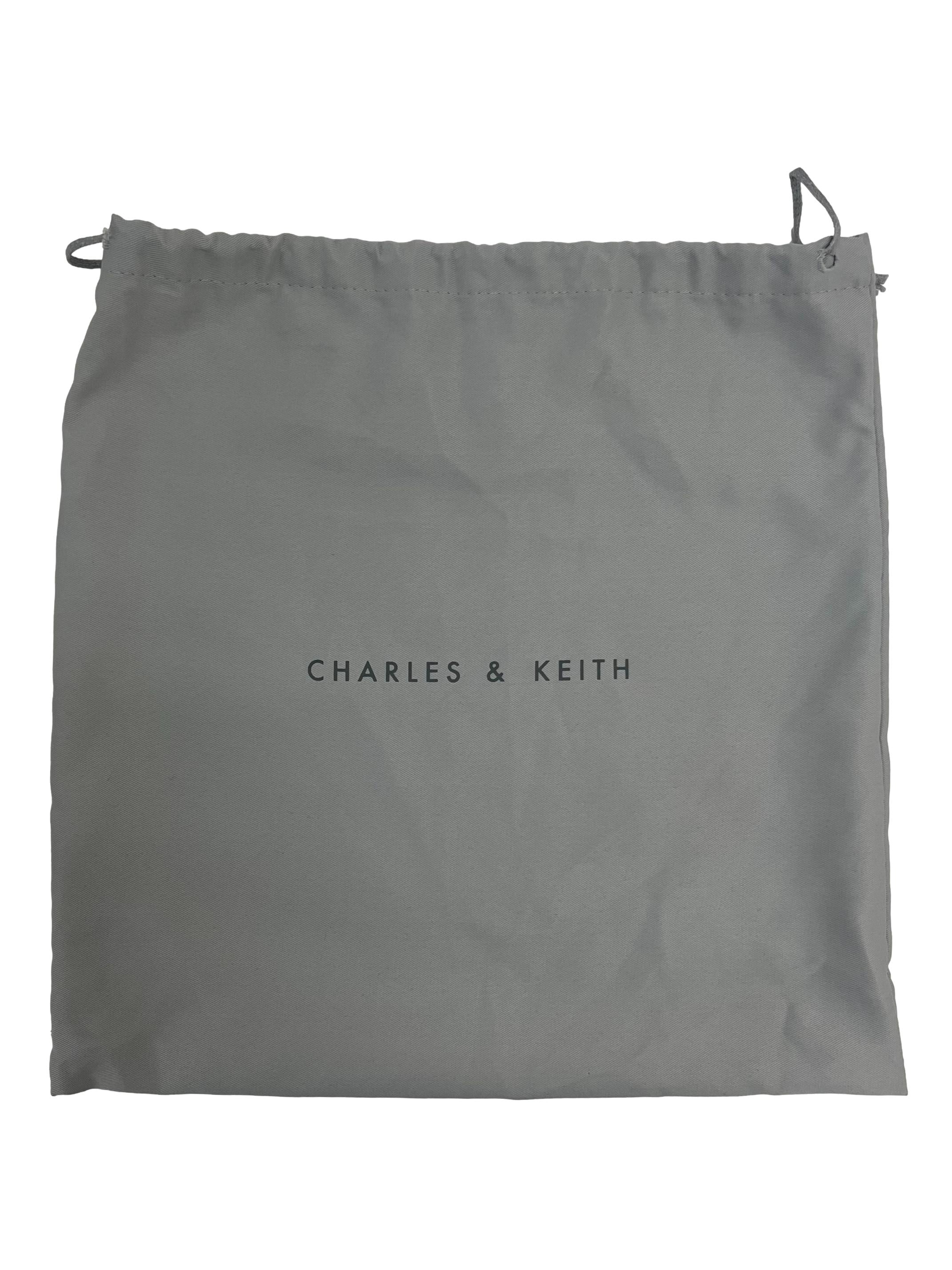 Black Noir Trice Metallic Accent Shoulder Bag