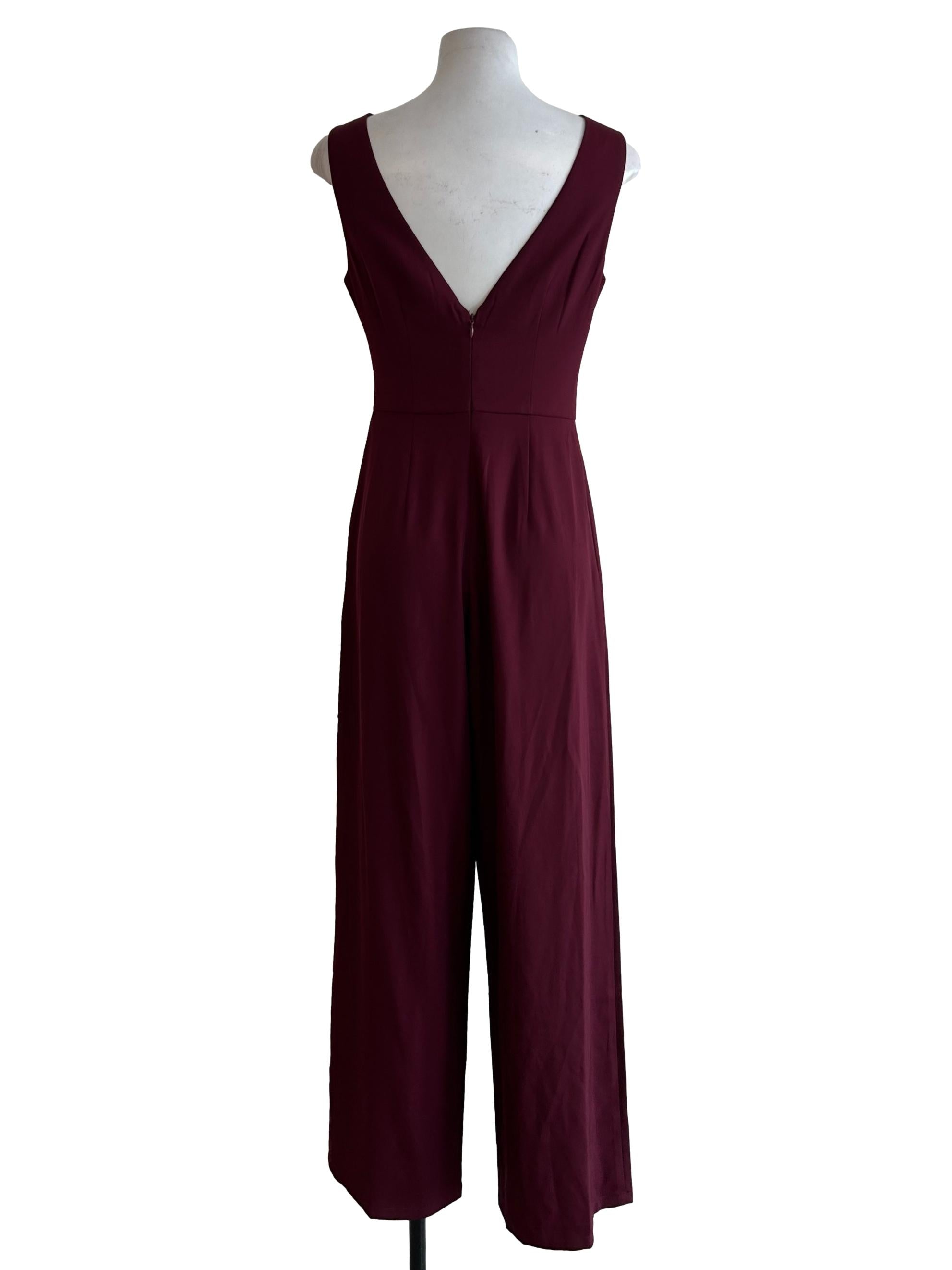 Mulberry Purple Empire Jumpsuit