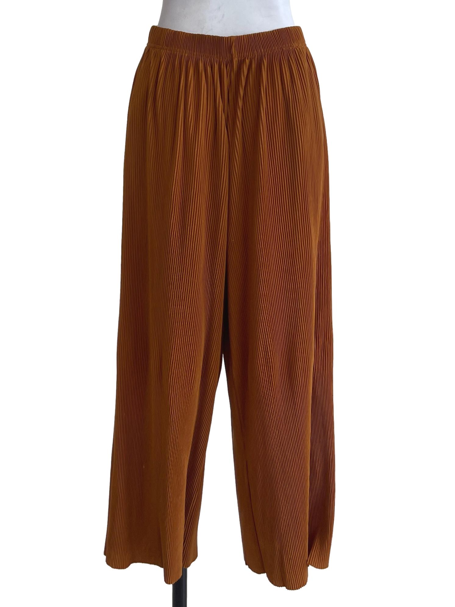 Caramel Pleated Pants