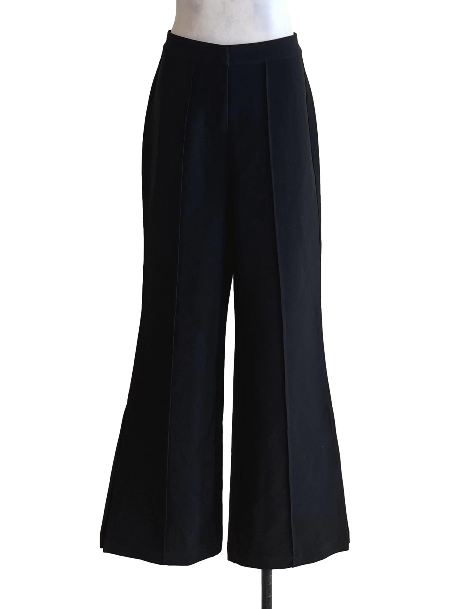 Black High-Waisted Formal Pants YHF
