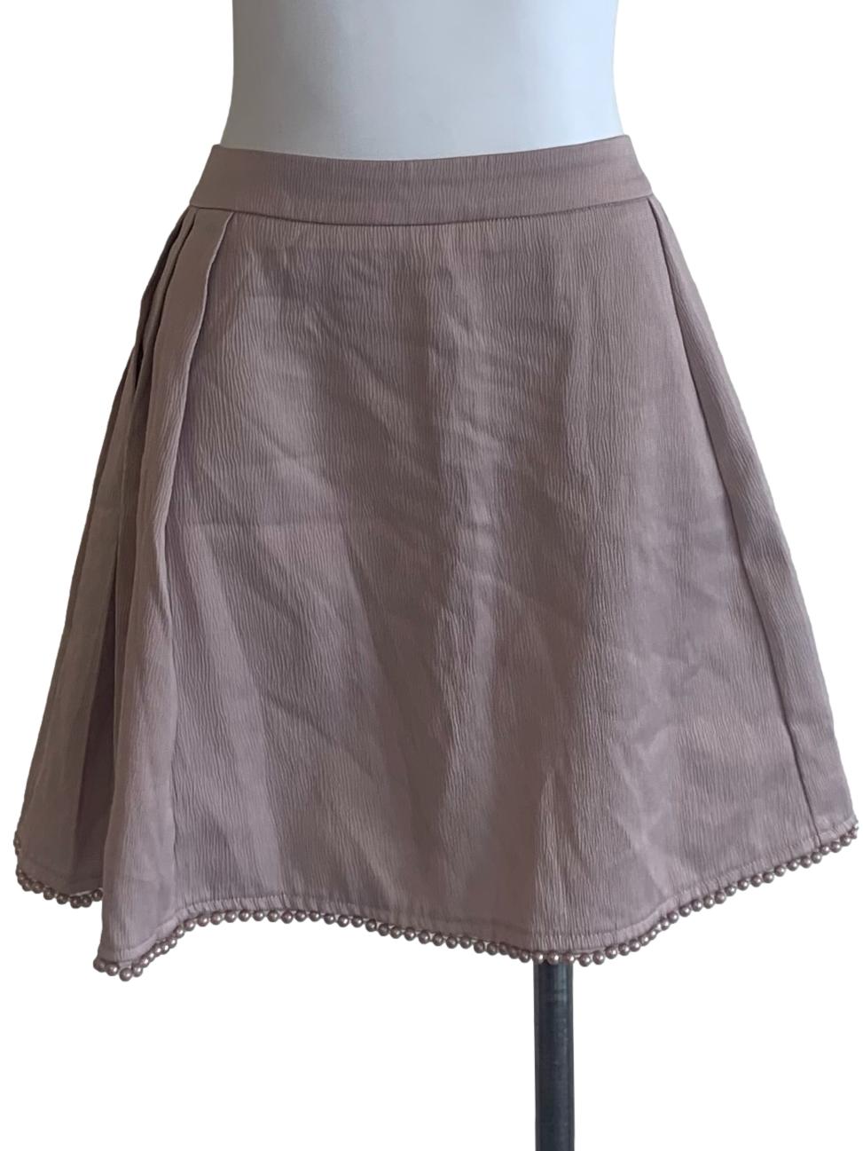 Grape Purple A-Line Mini Skirt