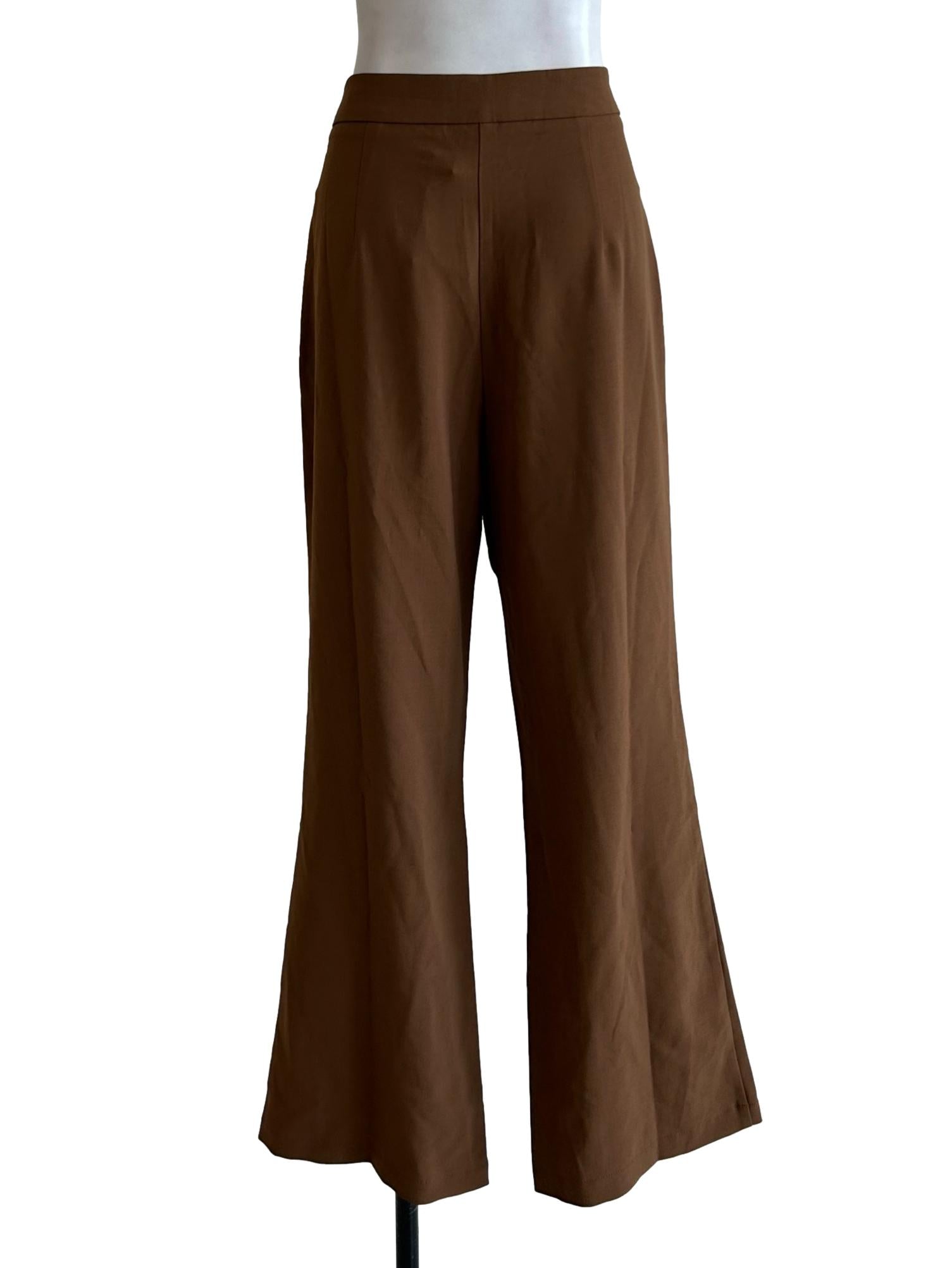 Tawny Brown Bootcut Pants