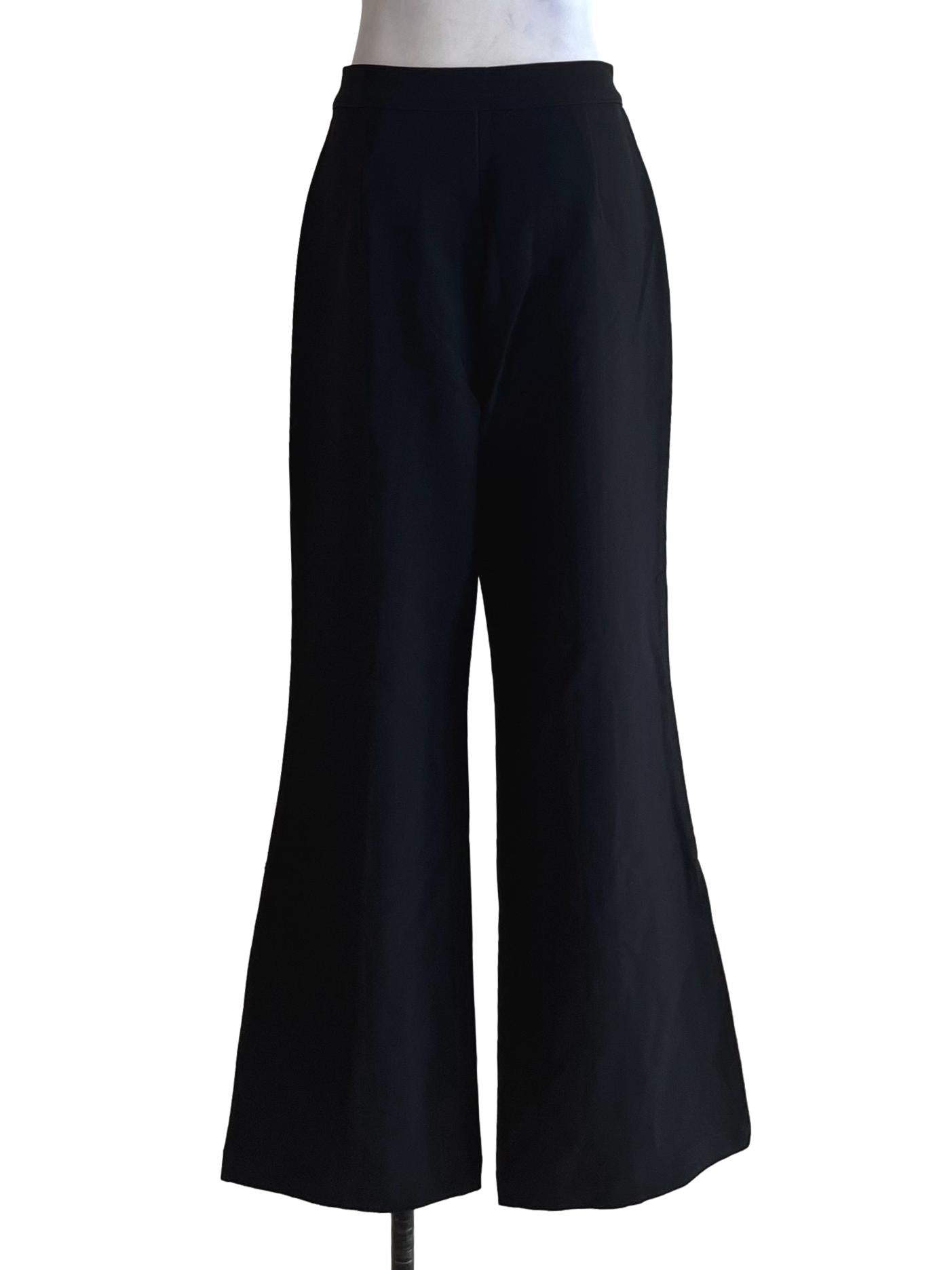 Black High-Waisted Formal Pants YHF