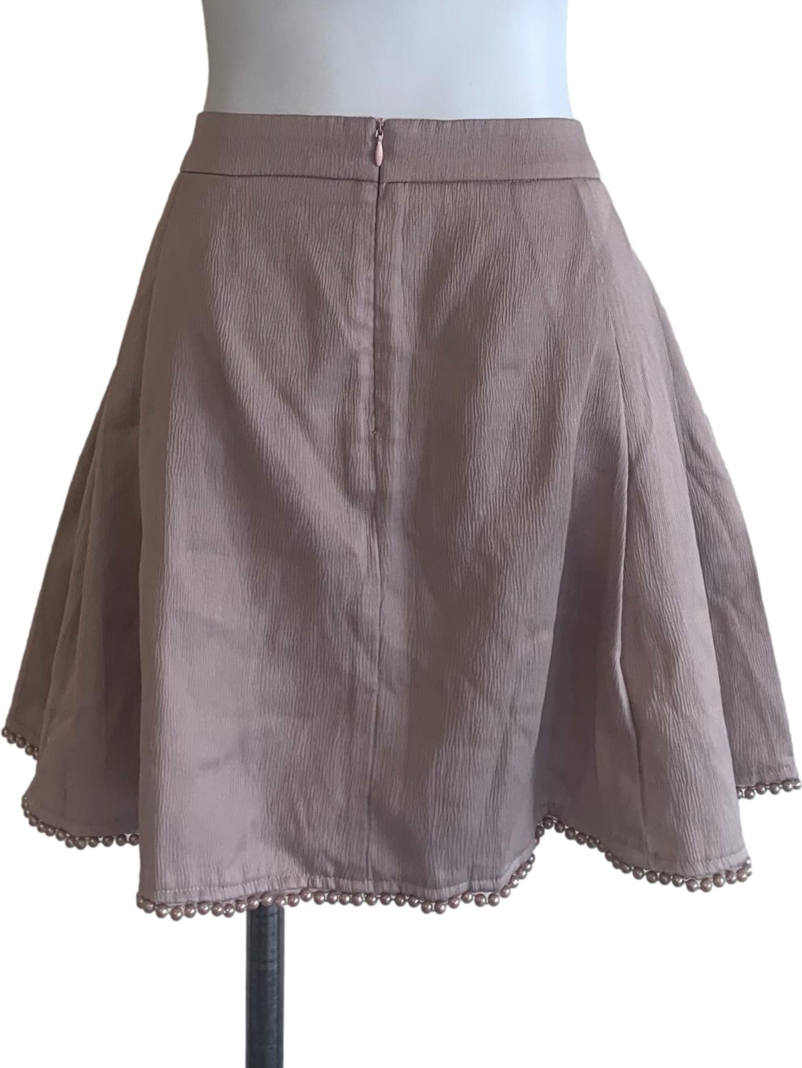 Grape Purple A-Line Mini Skirt