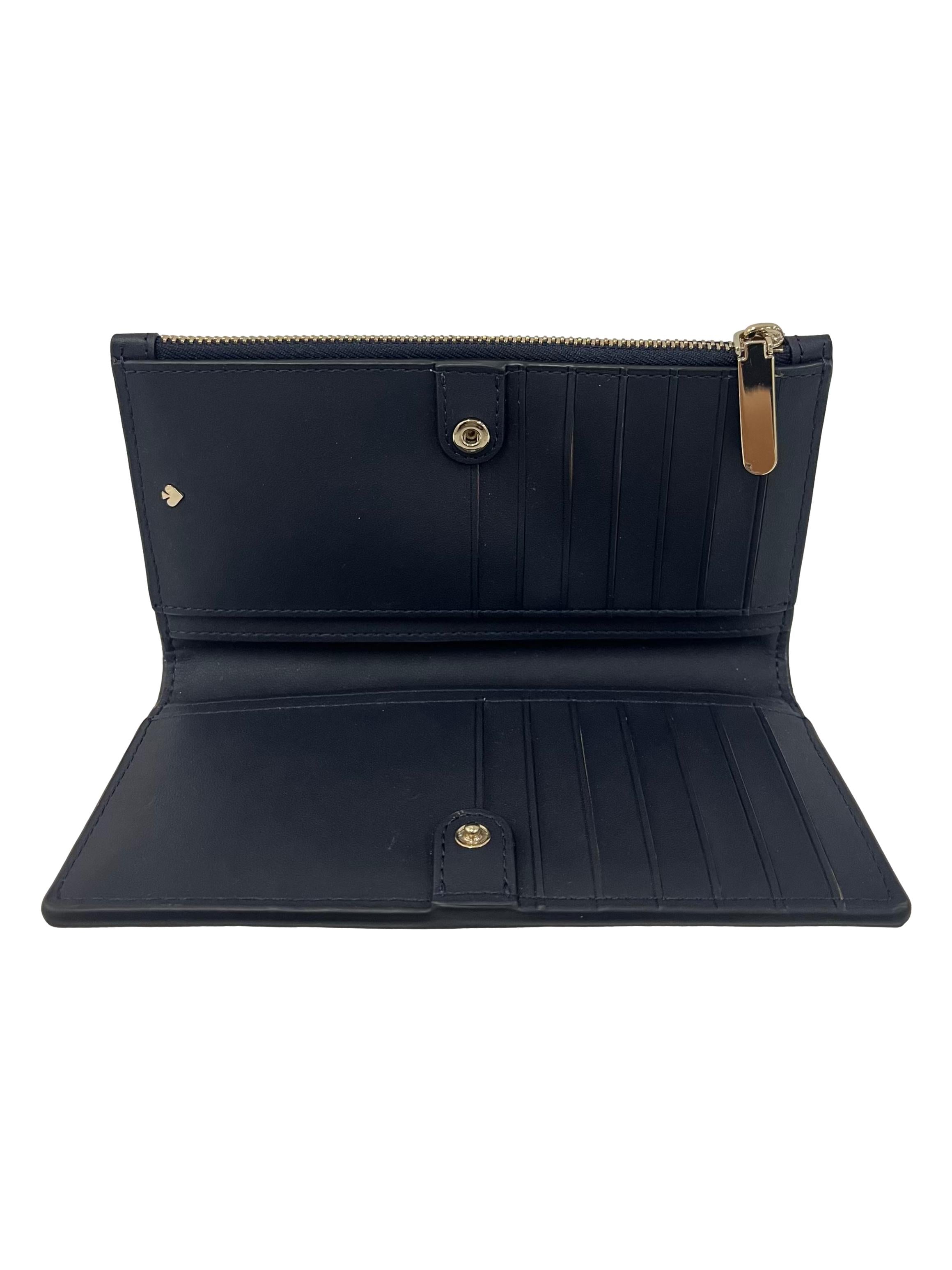 Multicolour Canvas Flower Jacquard Zip Slim Wallet Long Wallet CSN