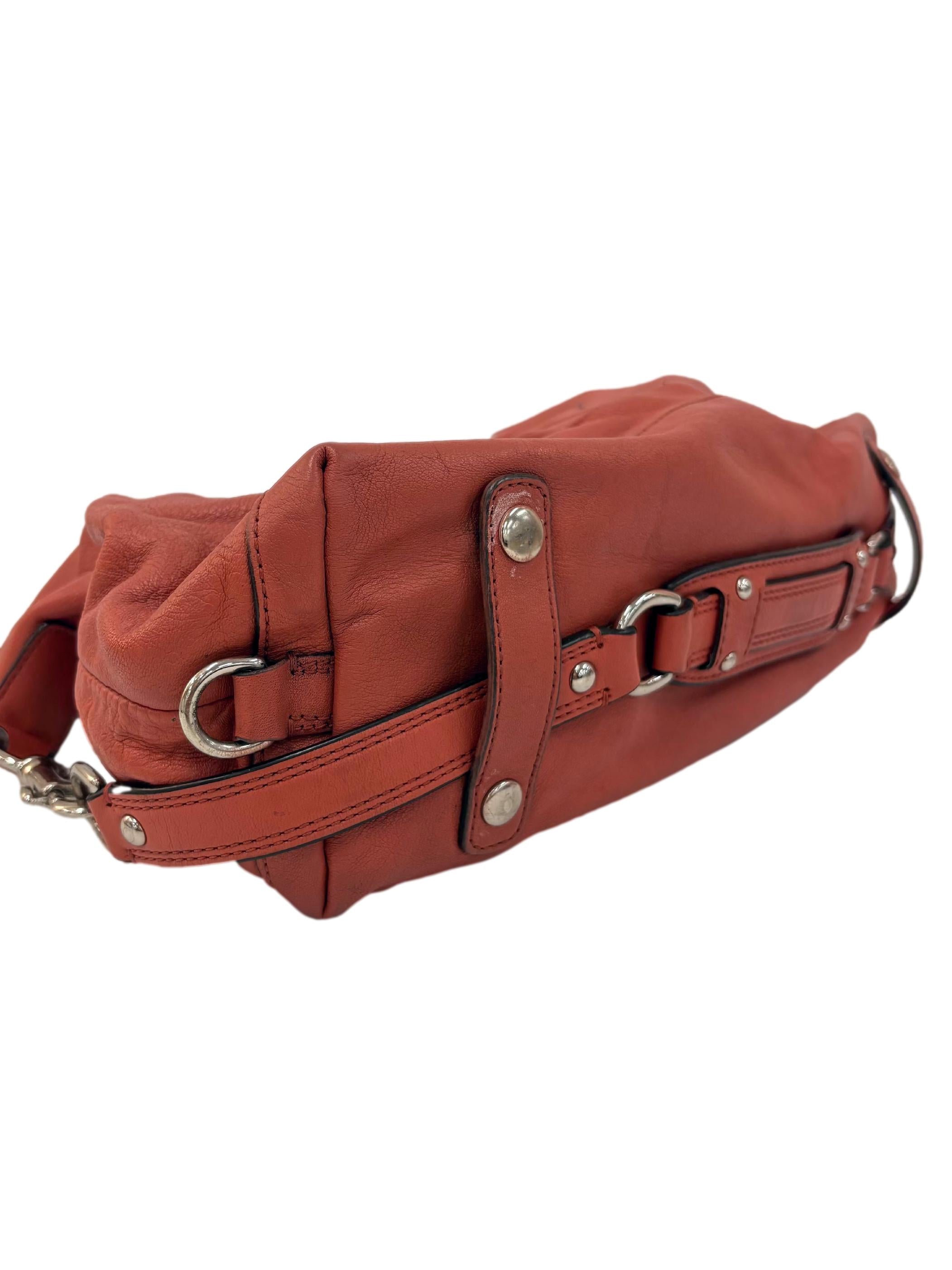 Coral Pink Madison Sabrina Satchel Bag