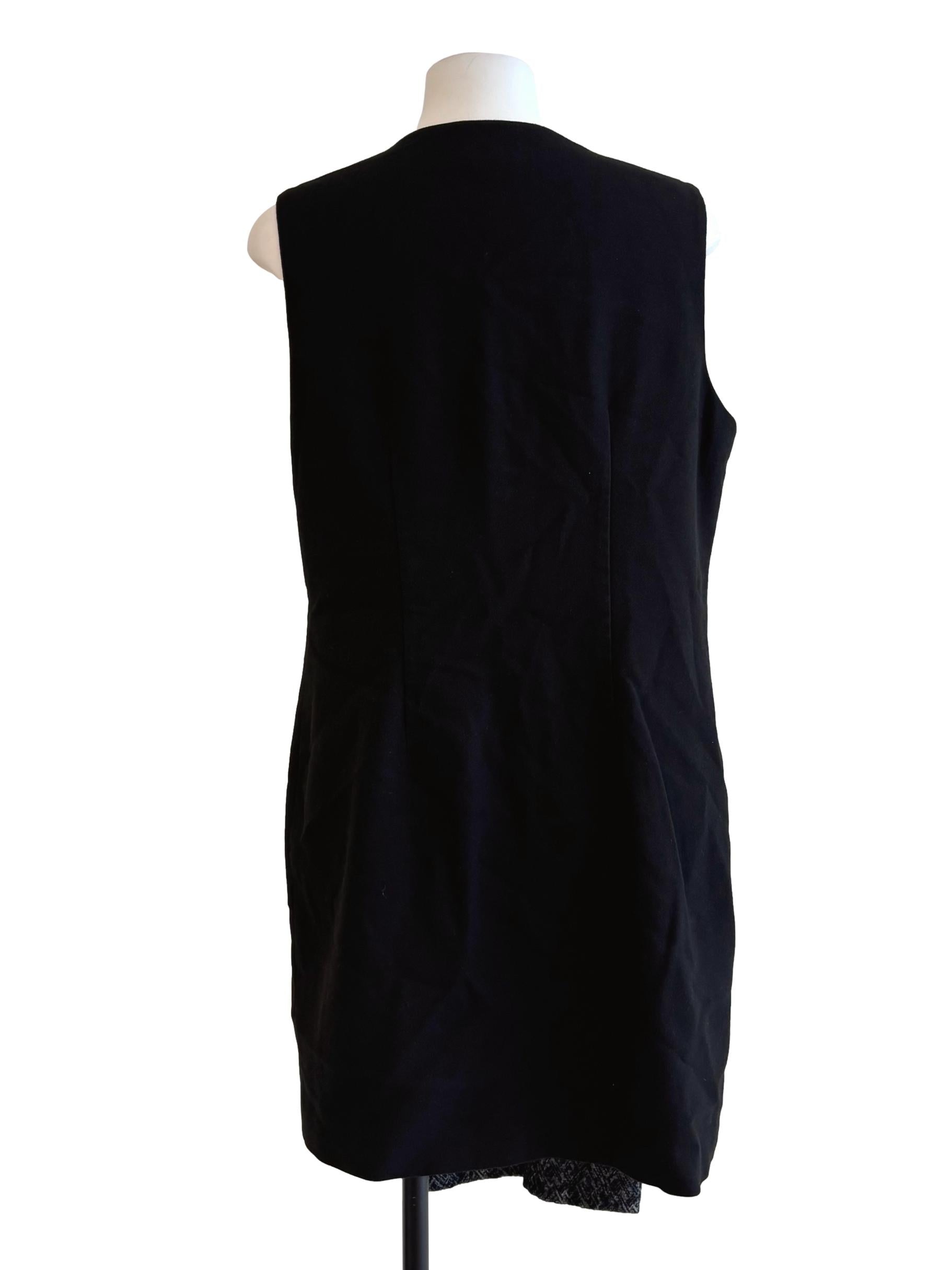 Slate Black Sleeveless Asymmetrical Dress