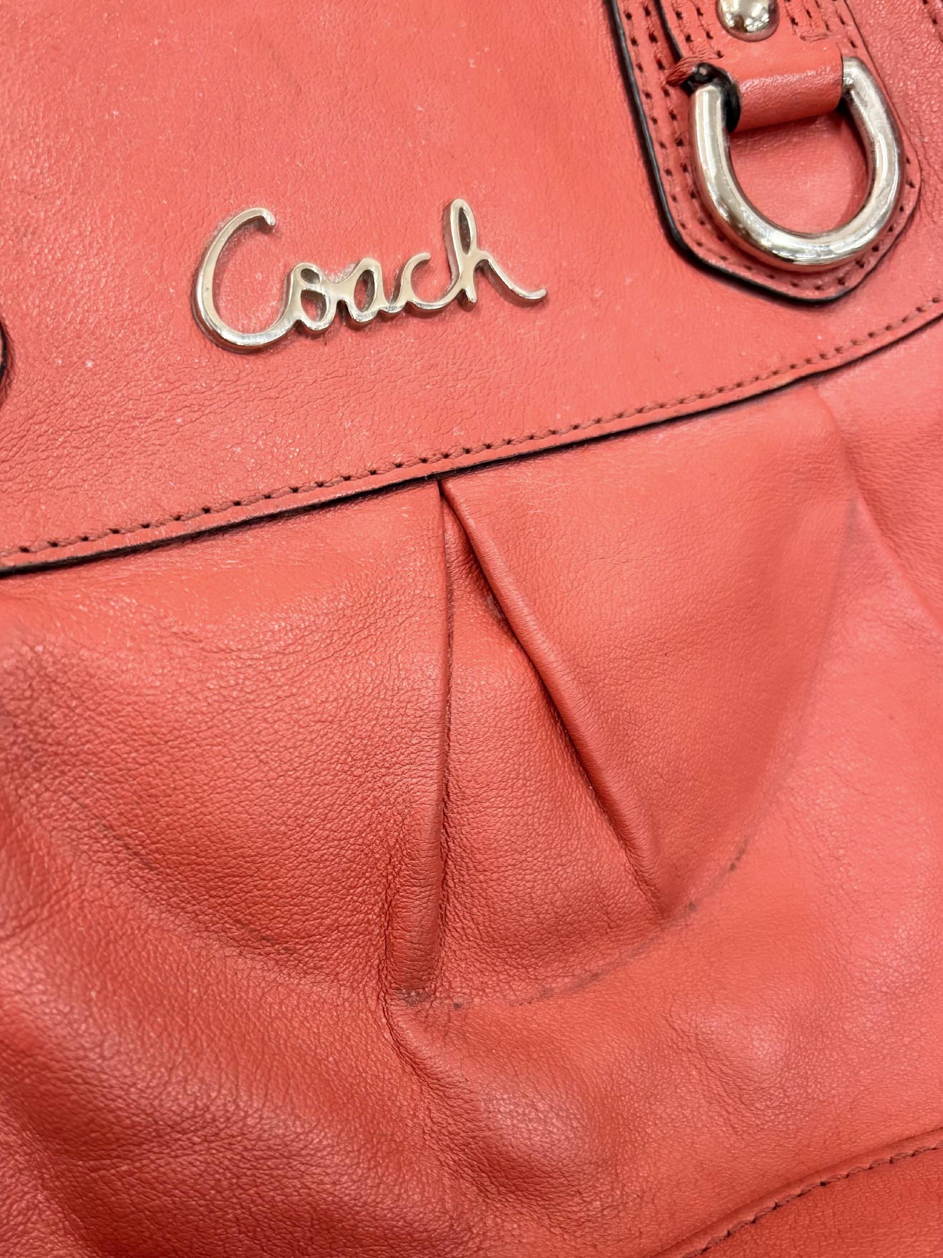 Coral Pink Madison Sabrina Satchel Bag